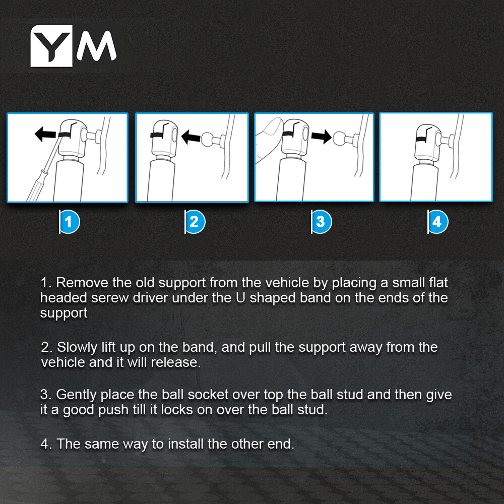 For 11-18 Volkswagen VW Jetta Rear Trunk Lift Support Strut Shock Gas Spring 1X