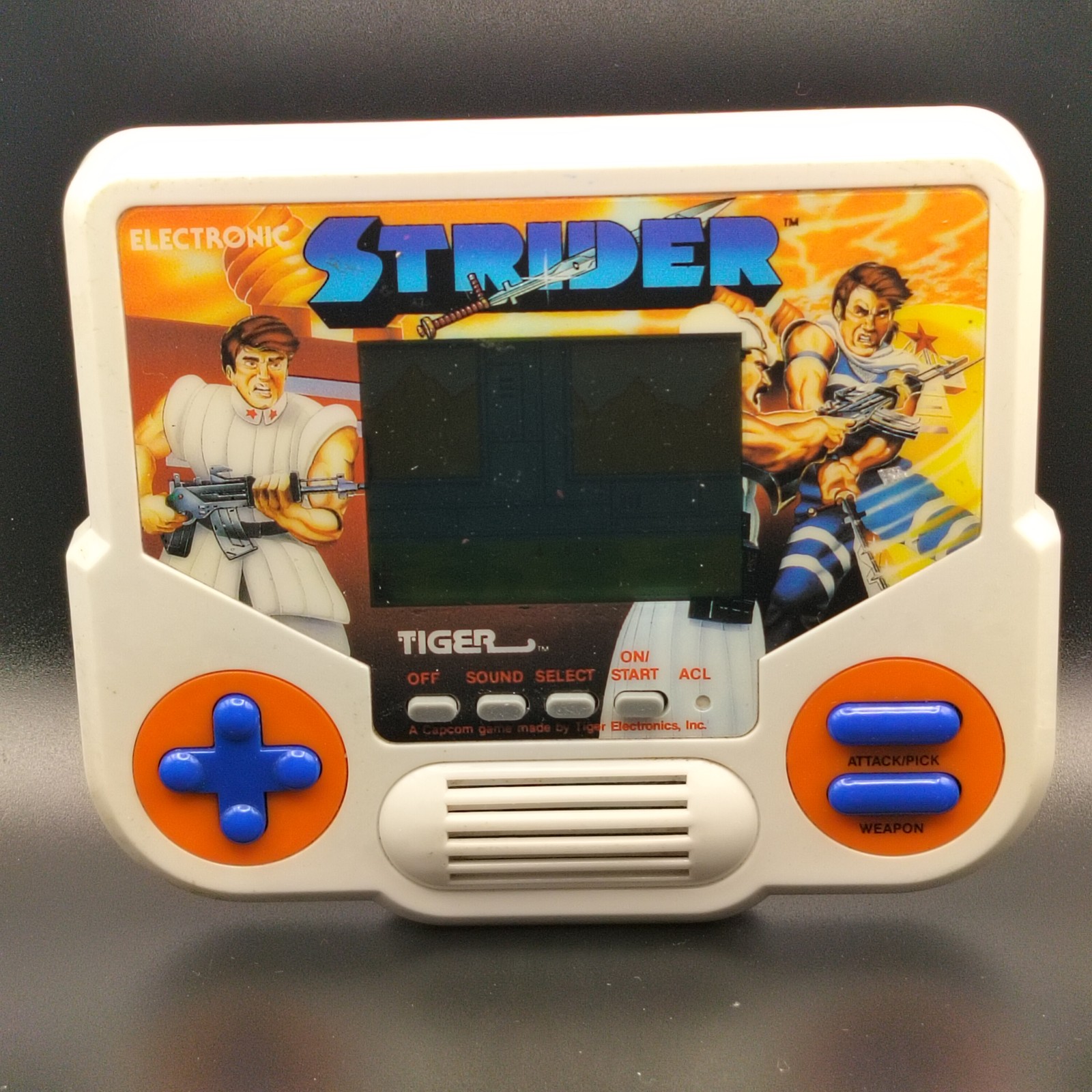 Tiger Electronics Strider Handheld LCD Video Game 1988 Tested Works Vintage