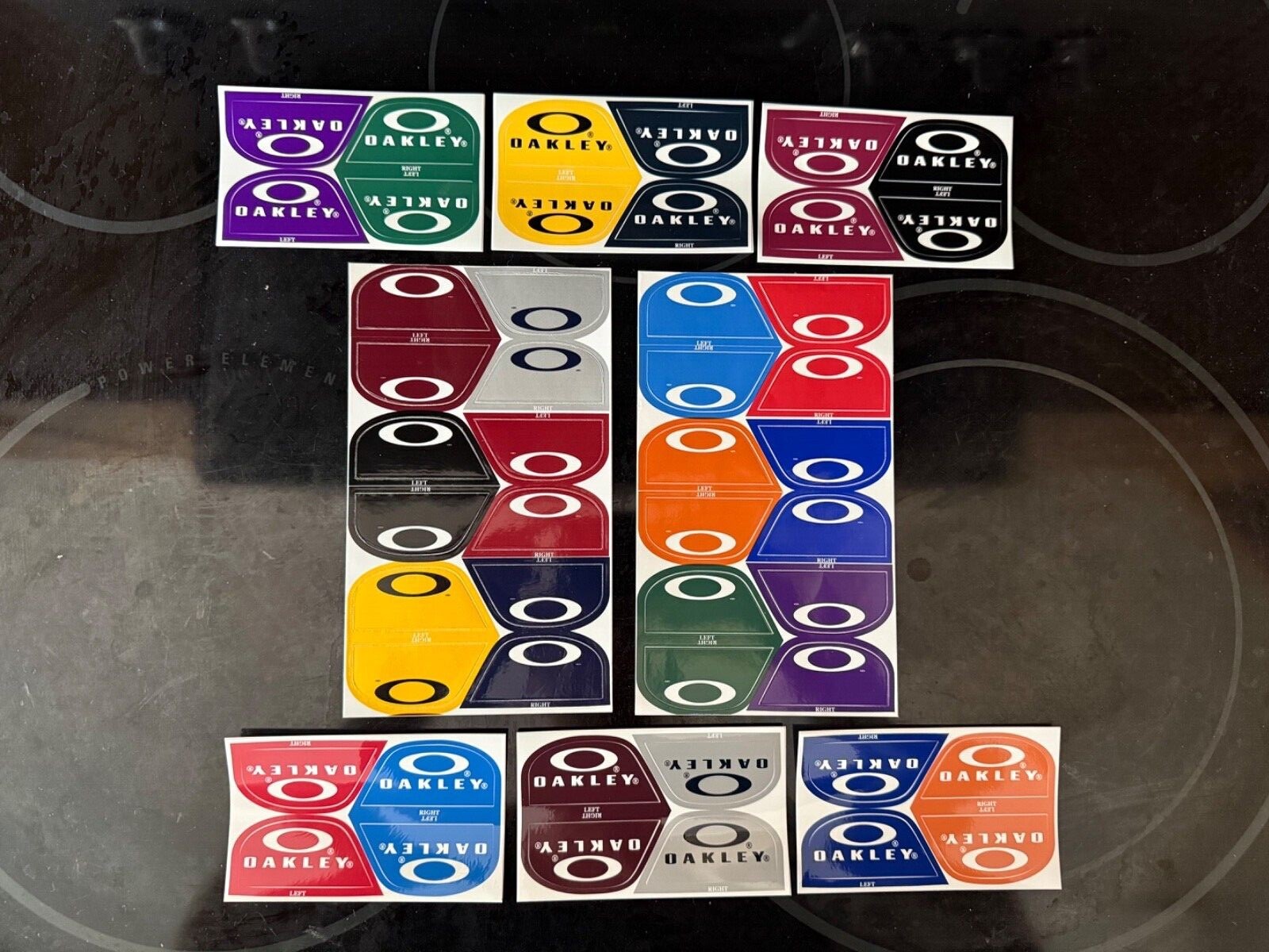 Oakley Prizm Gridiron Football Helmet Visor Eye Shield Stickers Tab Decals VR-2