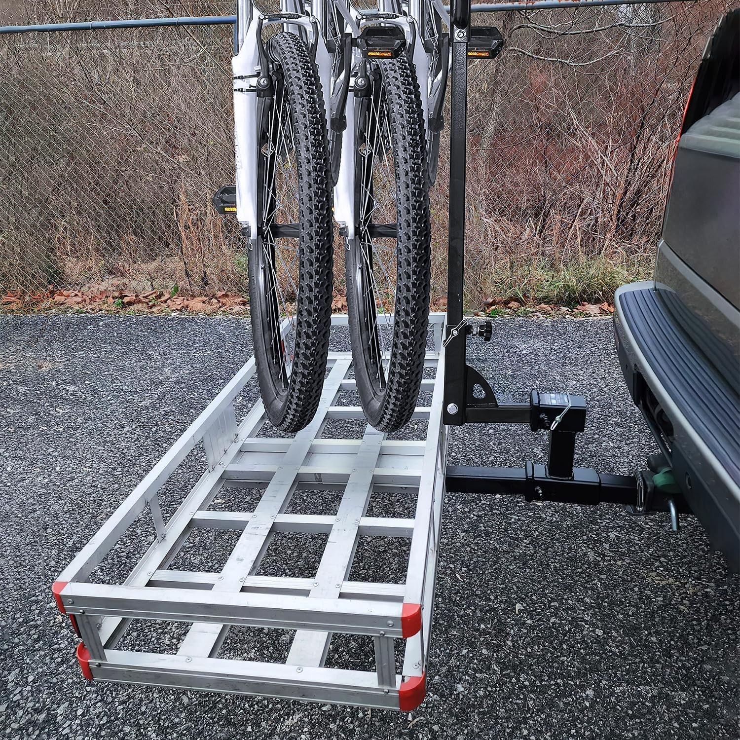 Nilight Dual Hitch Extender to 10 Inch Max Extension Length with Hitch Tightener