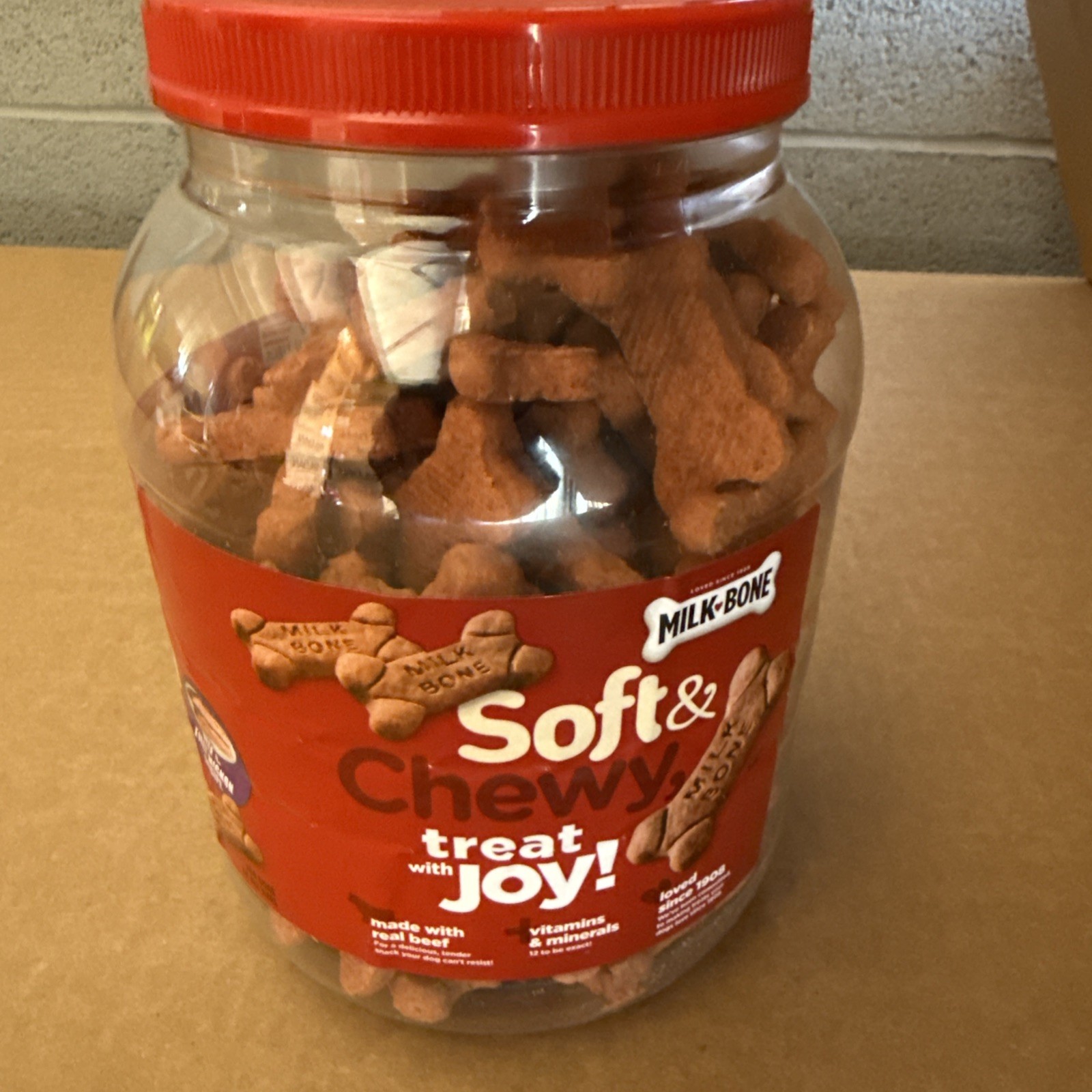 Milk-Bone Soft & Chewy Beef & Filet Mignon Recipe Dog Snacks 37 oz 03/26