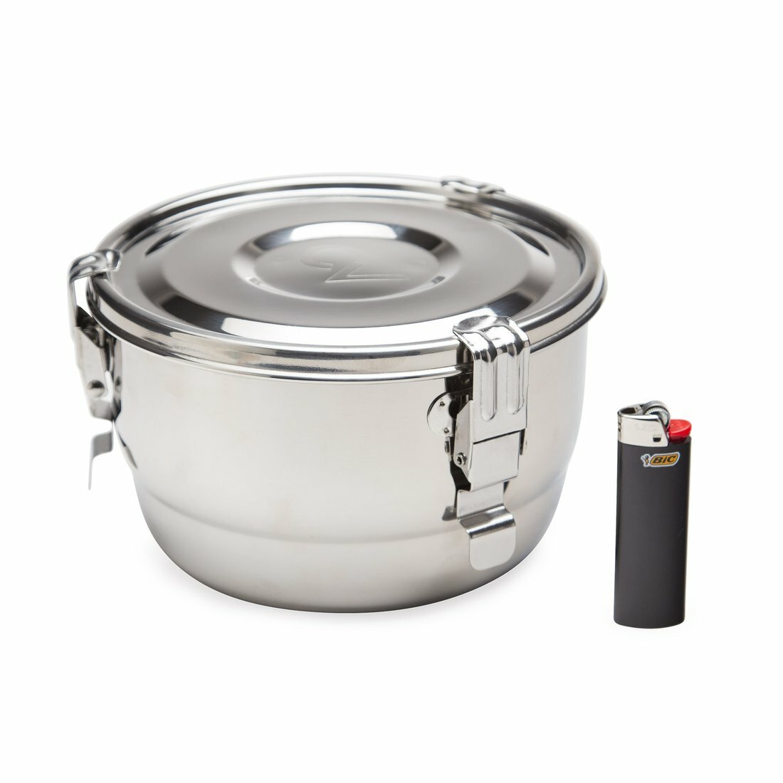 CVault 2LITER Humidity Control Airtight Stash Metal Container+ Boveda Humidipack