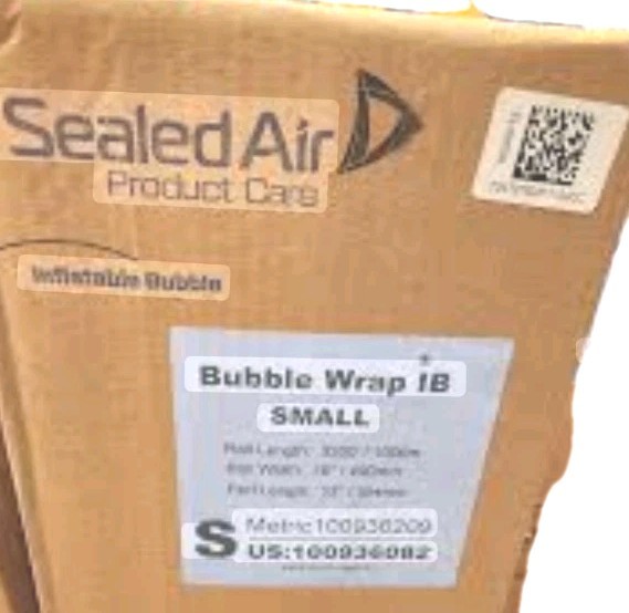 Bubble Wrap Brand- New Air I.B. Small 16" x 3300' With 12" Perf- Uninflated Film