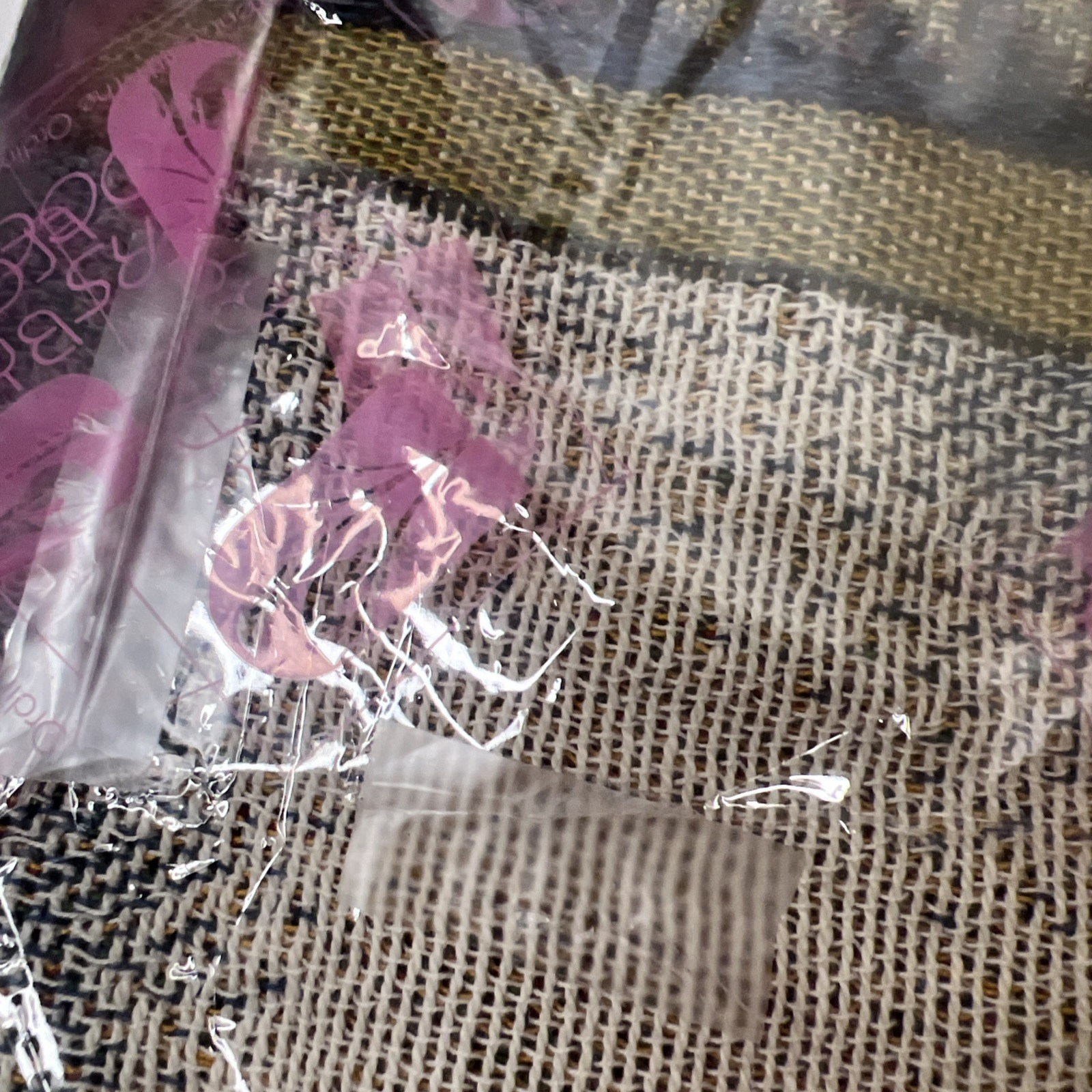 NEW Woven Tapestry of the 23rd Psalm 60"x50" Christian Prayer Lamb Blanket Decor