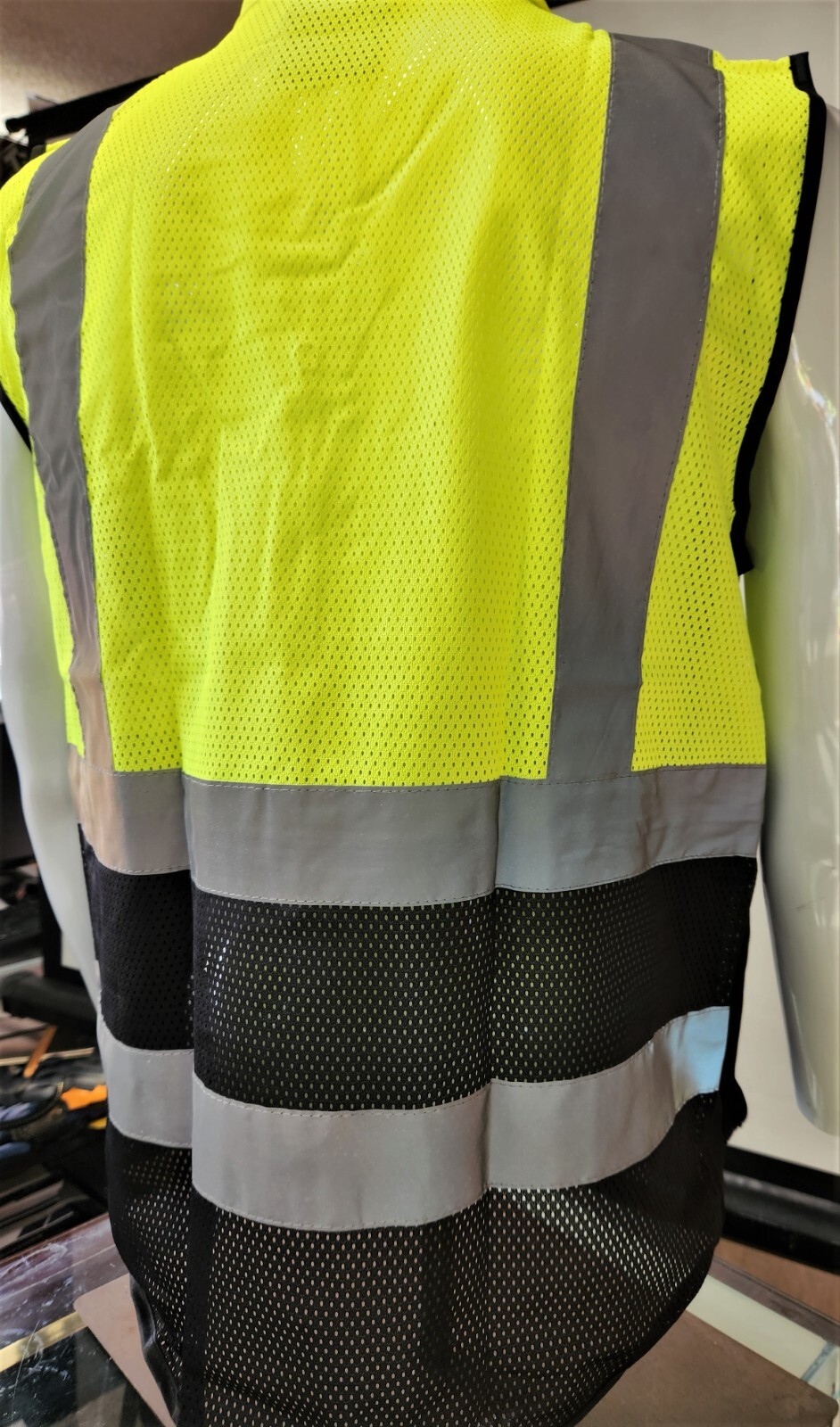 FX SAFETY VEST - Class 2 High Visibility Reflective Yellow Safety Vest