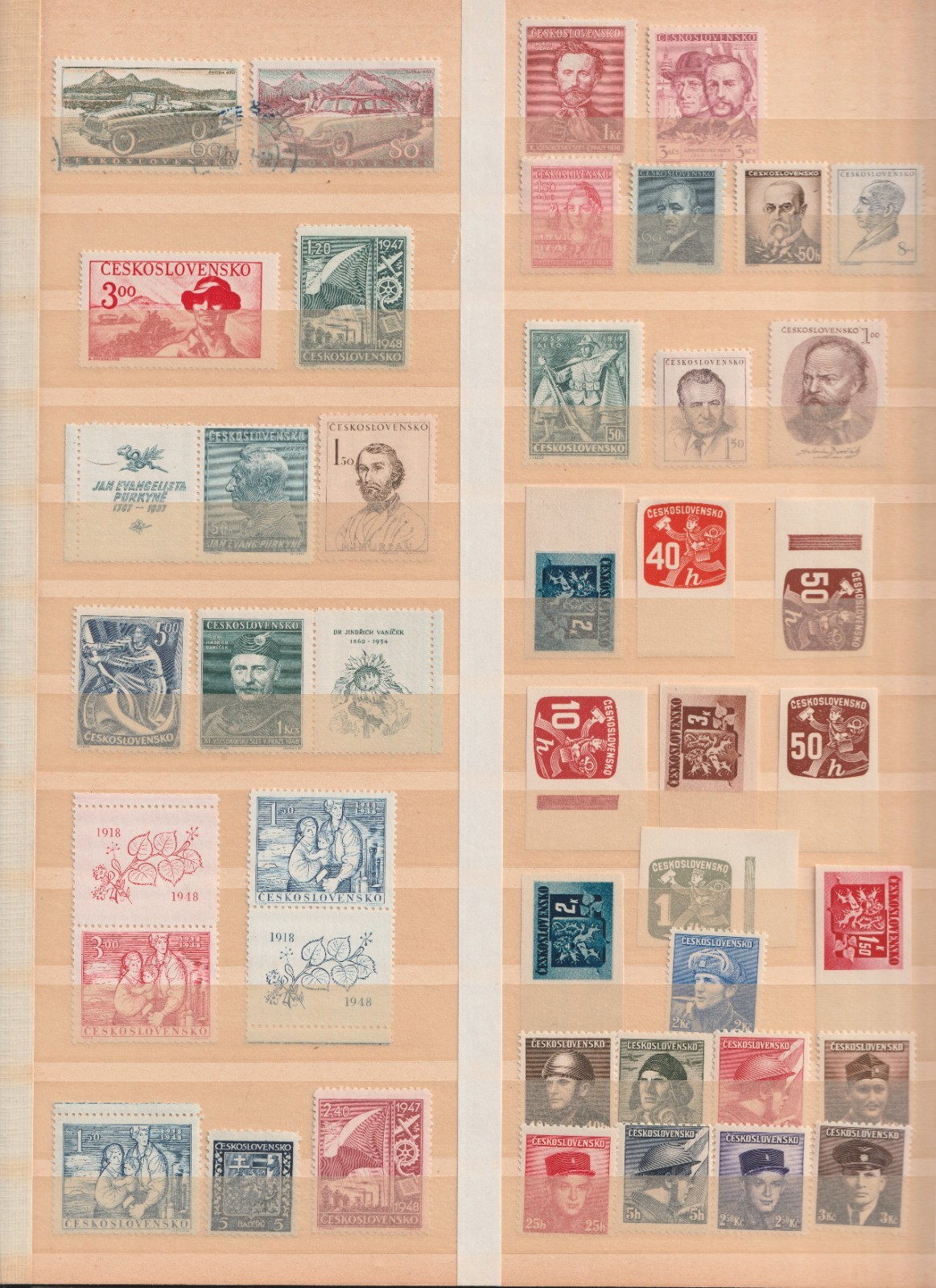 Old Czechoslovakia Stamps Mint/used Real scan.Read the description.