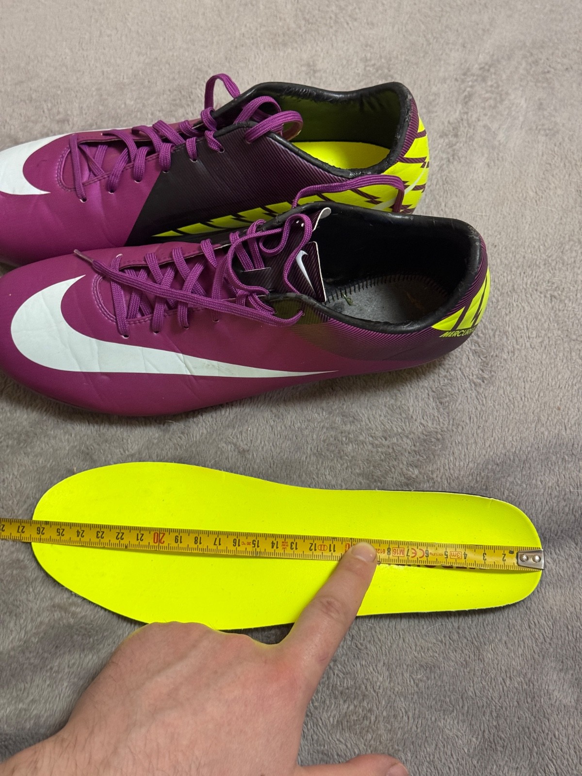 Vintage Nike Mercurial Vapor VII FG Elite Soccer Cleats 441976-547 US 8.5 / EUR