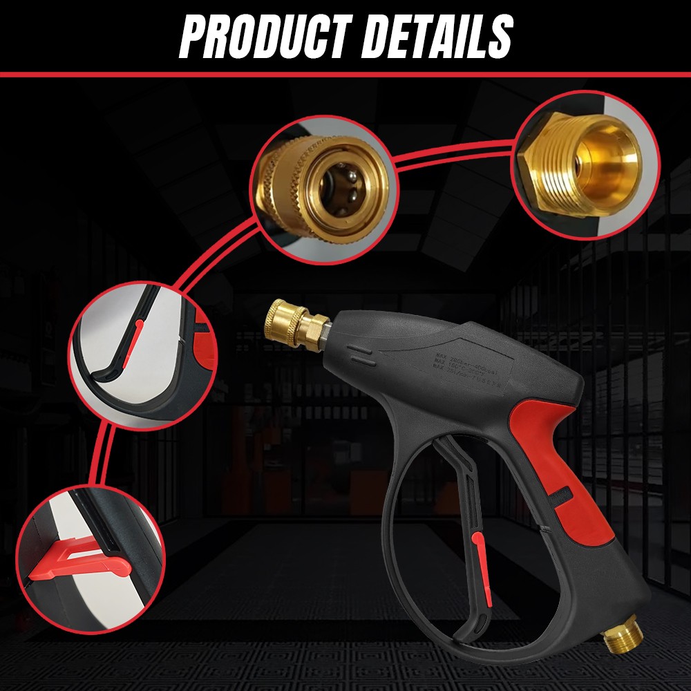 Pressure Washer Sandblasting Kit 5000 PSI Wet Abrasive Sandblaster Attachment wi