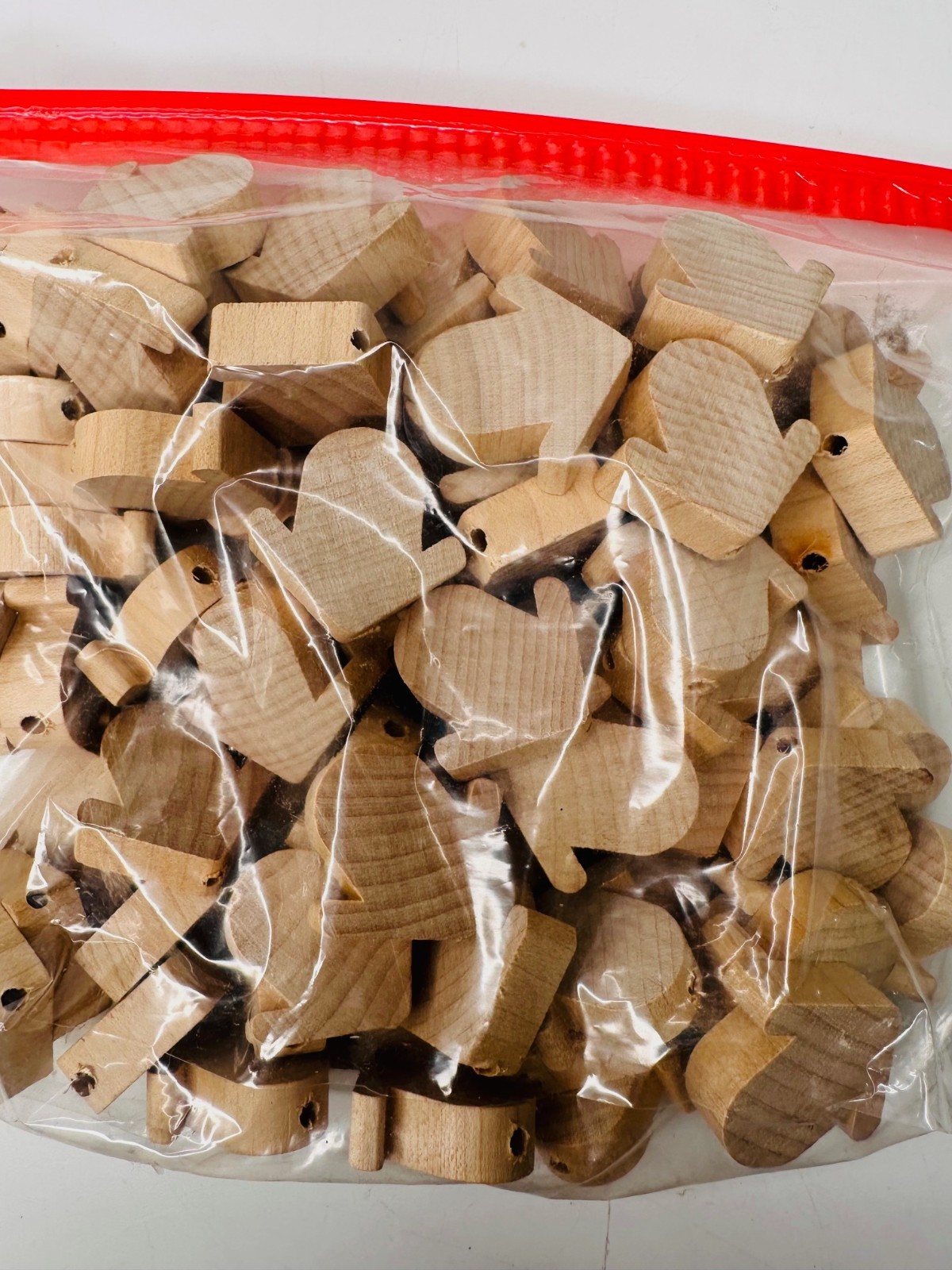 Unfinished Wood Cutouts Crafts Lot - Clothespins, Birdhouse, Checkers, Signs +