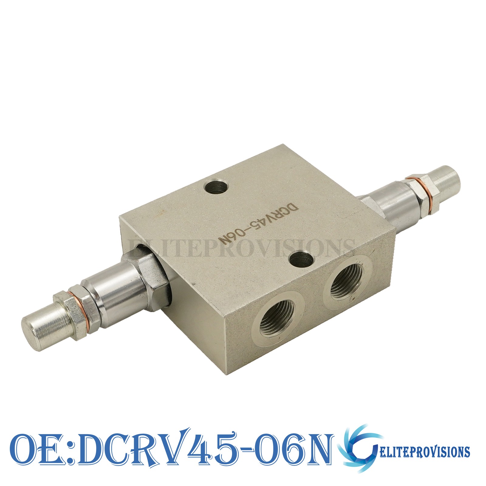 Dual Crossover Hydraulic Relief Cushion Valve 3/8” NPT Ports 12 GPM Max Flow US