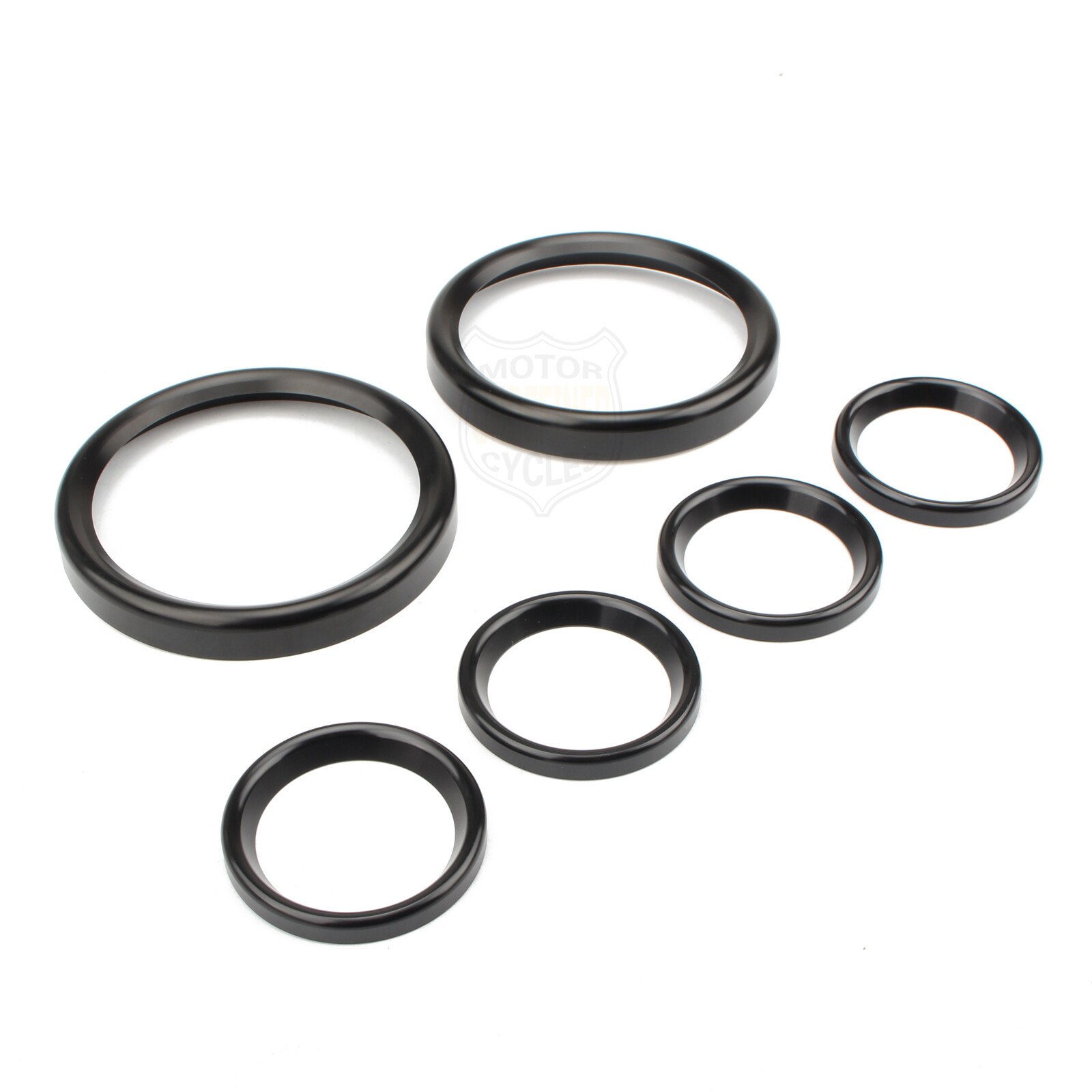 Instrument Board Gauge Bezels For Harley Touring Electra Street Tri Glide 96-13