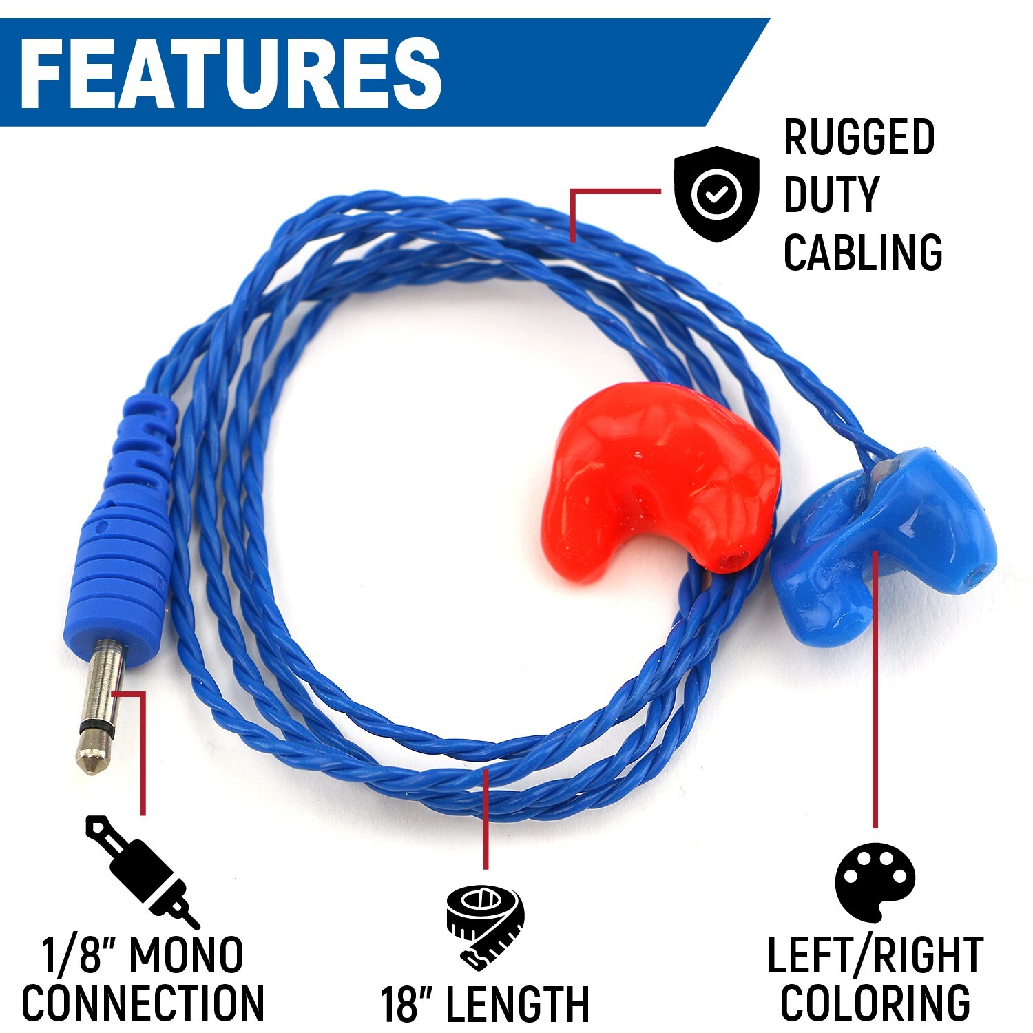 Rugged Semi Custom Pro Driver Earbuds Racing Radios Communications Electronics