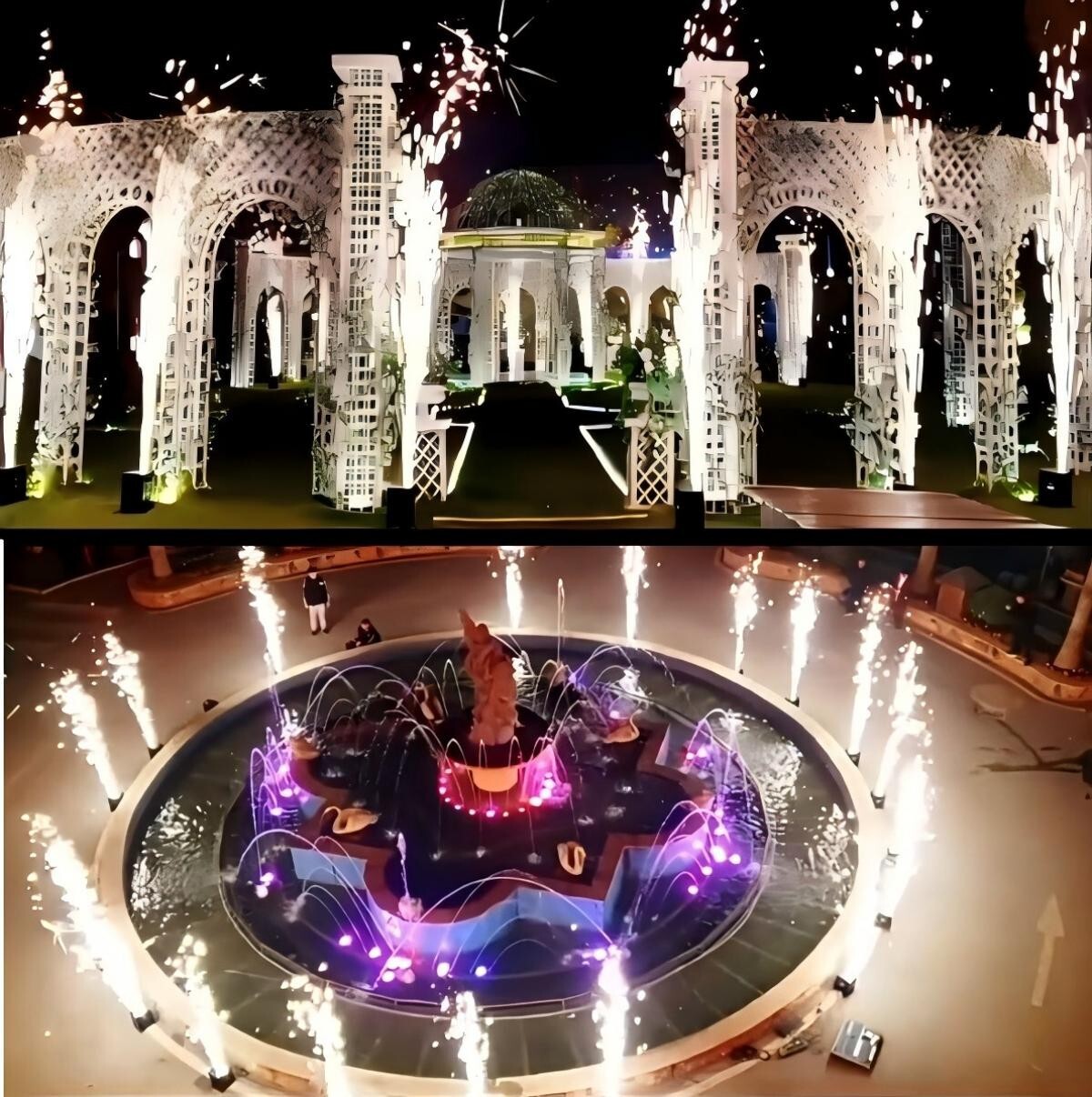 10Bags Cold Spark Machine Ti Powder 200g Bag 3-5M Range Stage EffectOutdoor(2kg)