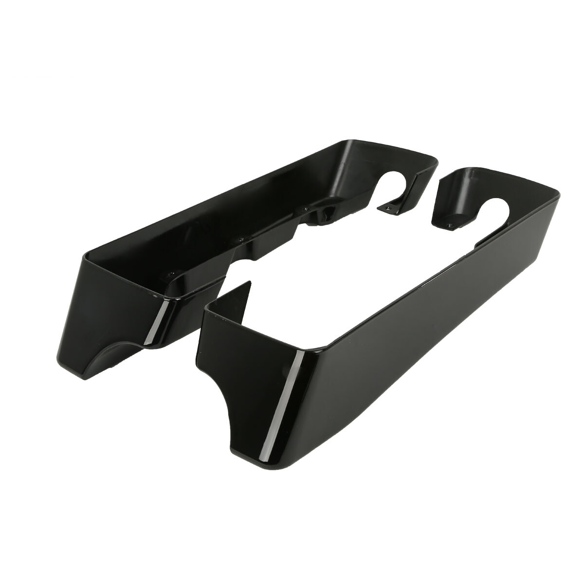 4" Stretched Extended Hard Saddlebag Extensions Fit For 1994-2013 Harley Touring