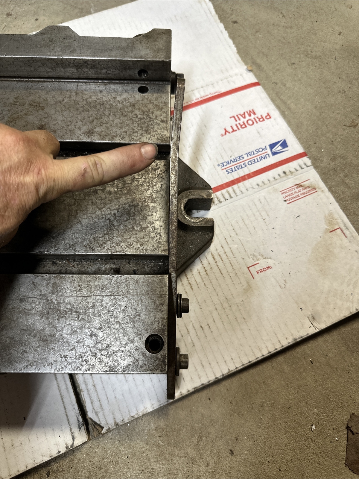 Bridgeport Milling Machine Sine Table Tilting Angle Plate Setup Block Machinist