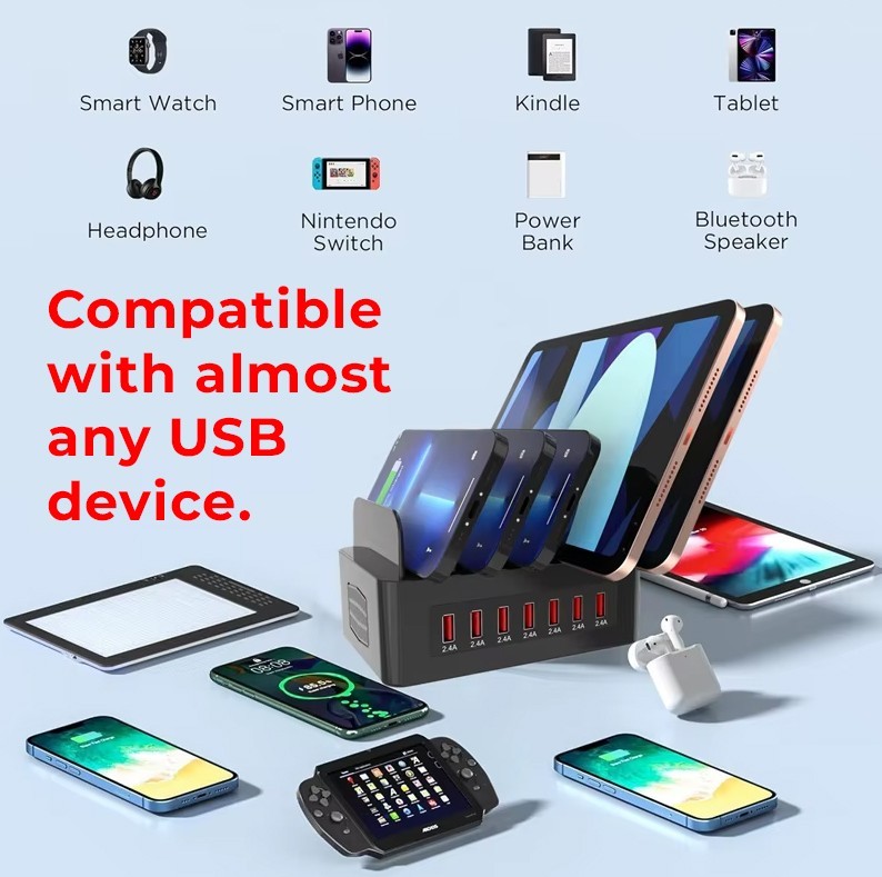 Smart USB Power Bay + 5 Bitcoin Lottery Miners!! (1,000 KH/s NM Miners)