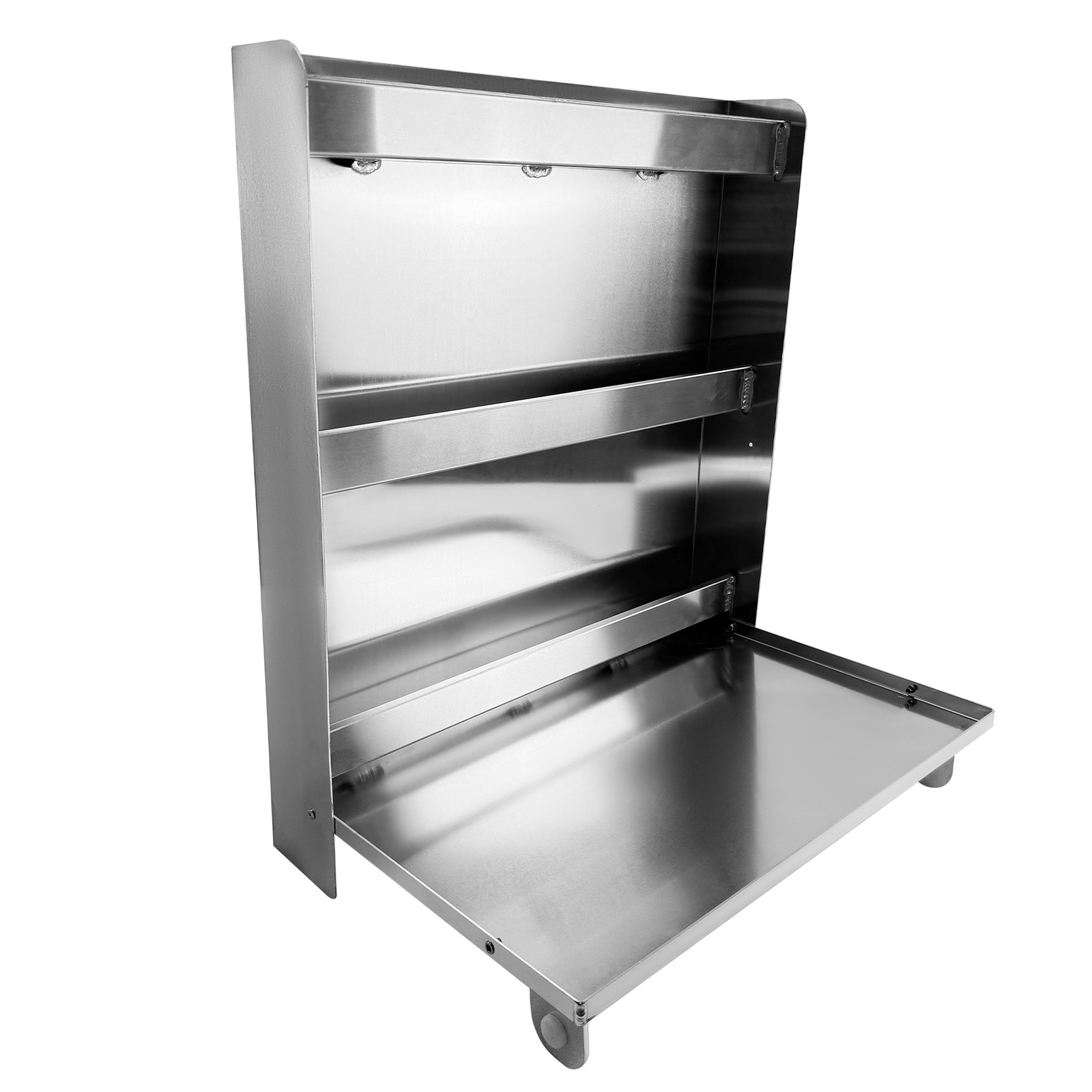 Aluminum Shelves Cabinet Garage Enclosed Trailer Storage Organizer Workstation