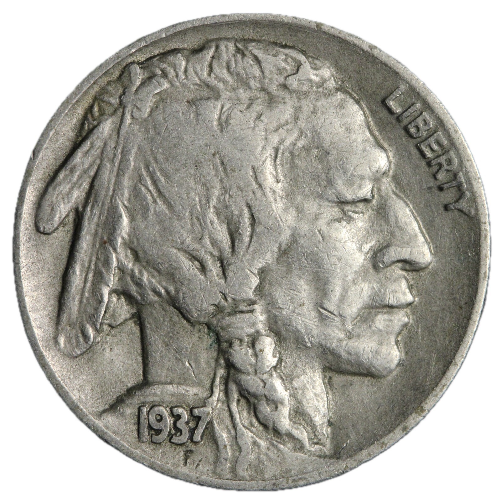 1937-D Buffalo Nickel SHARP Full Horn XF HIGH GRADE Complete Your Album!