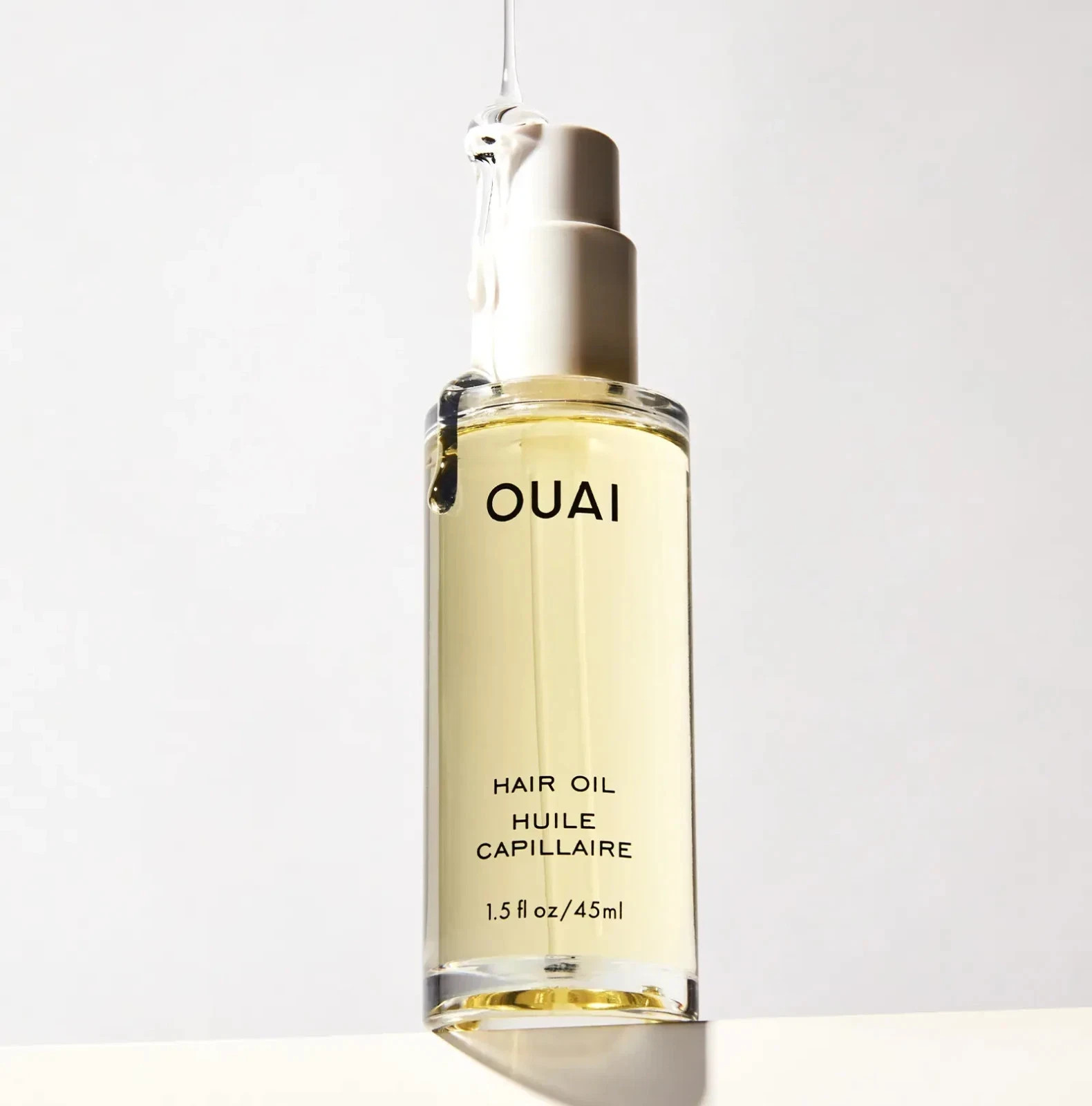 OUAI Hair Oil 1.5 oz Heat Protectant Frizz Control Shine Smoothing New Sealed