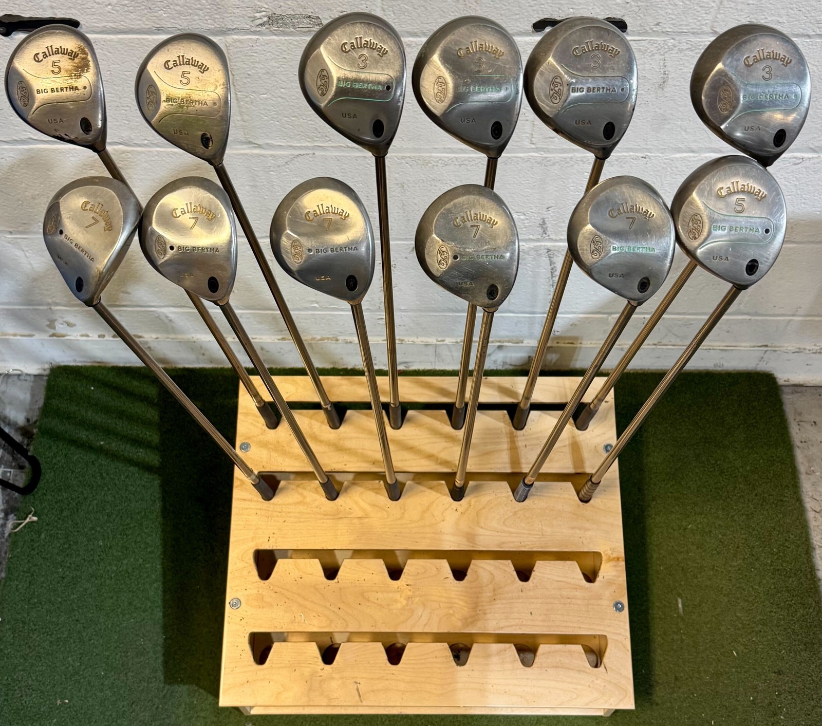 Wholesale Lot of 25 Golf Clubs - Callaway Big Bertha Fairway Woods - Ladies Flex