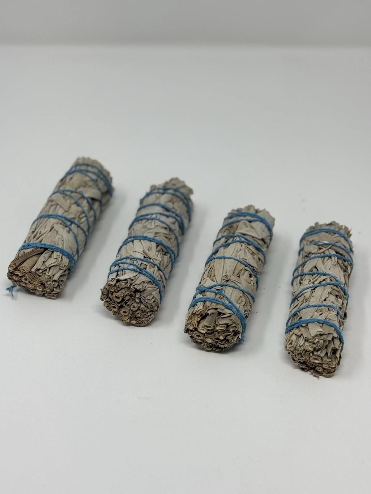 4 Pack White Sage 4” Smudge Stick For Cleansing, Smudging & Meditation