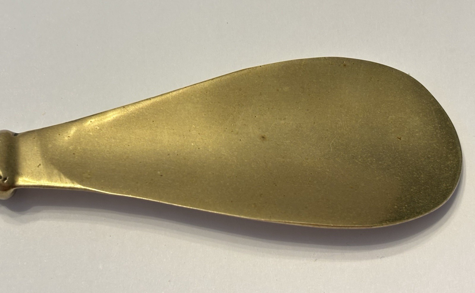 HTF Vintage 15" Brass Bounding Running Rabbit Hare Shoe Horn Shoehorn