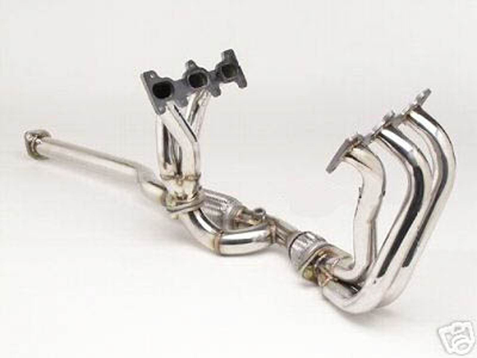 OBX Stainless Long Tube Manifold 03-08 Hyundai Tiburon GT V6 2.7L DOHC 3Pc