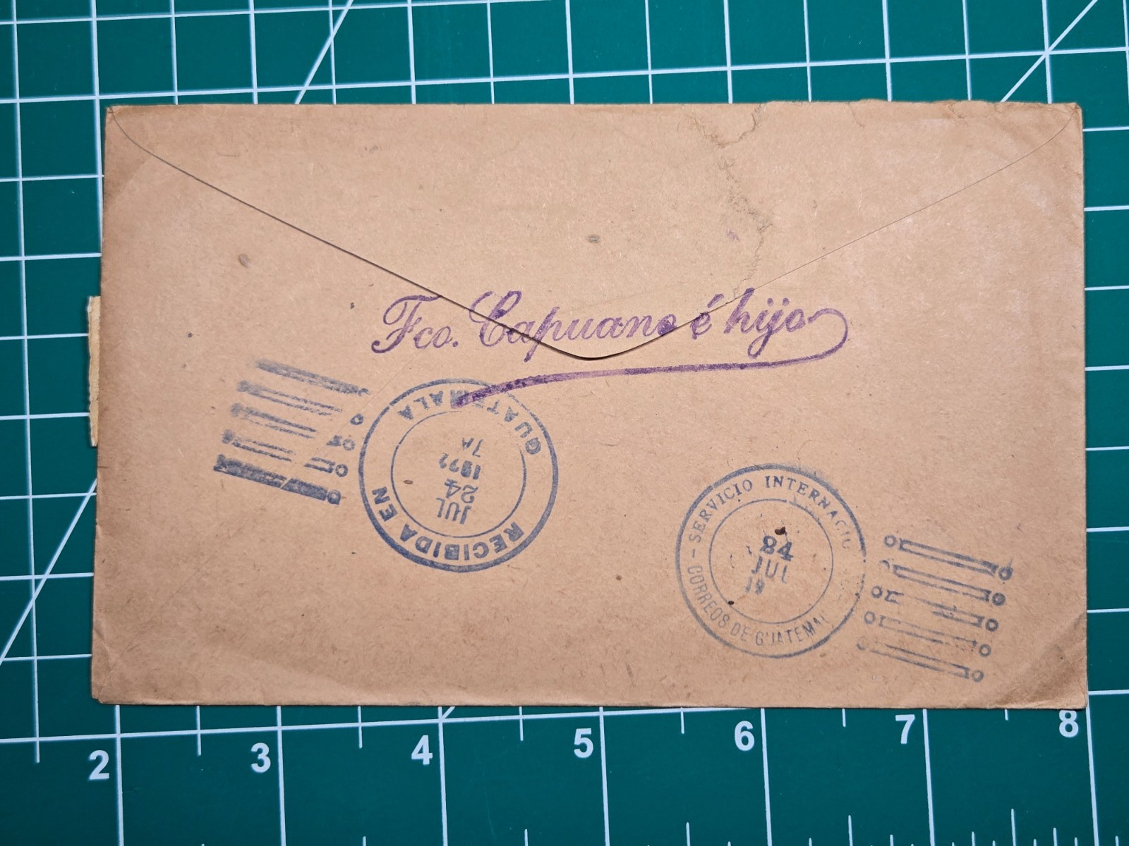 1922 Guatemala 1.50 Peso Cover to USA – 1902 National Symbols Issue