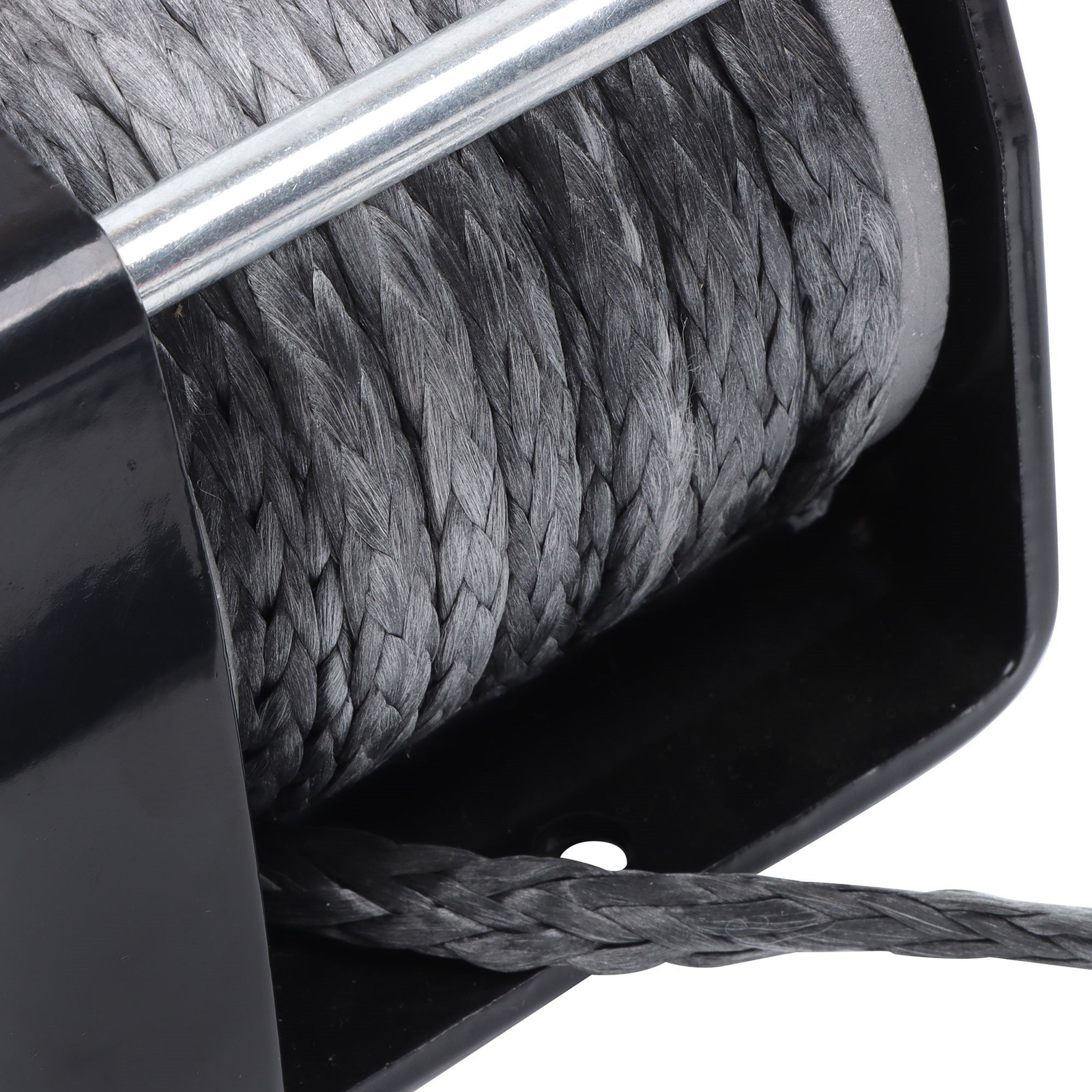 3500 lbs Synthetic Rope Electric Power Winch Kit Wireless & Wired Remote Control