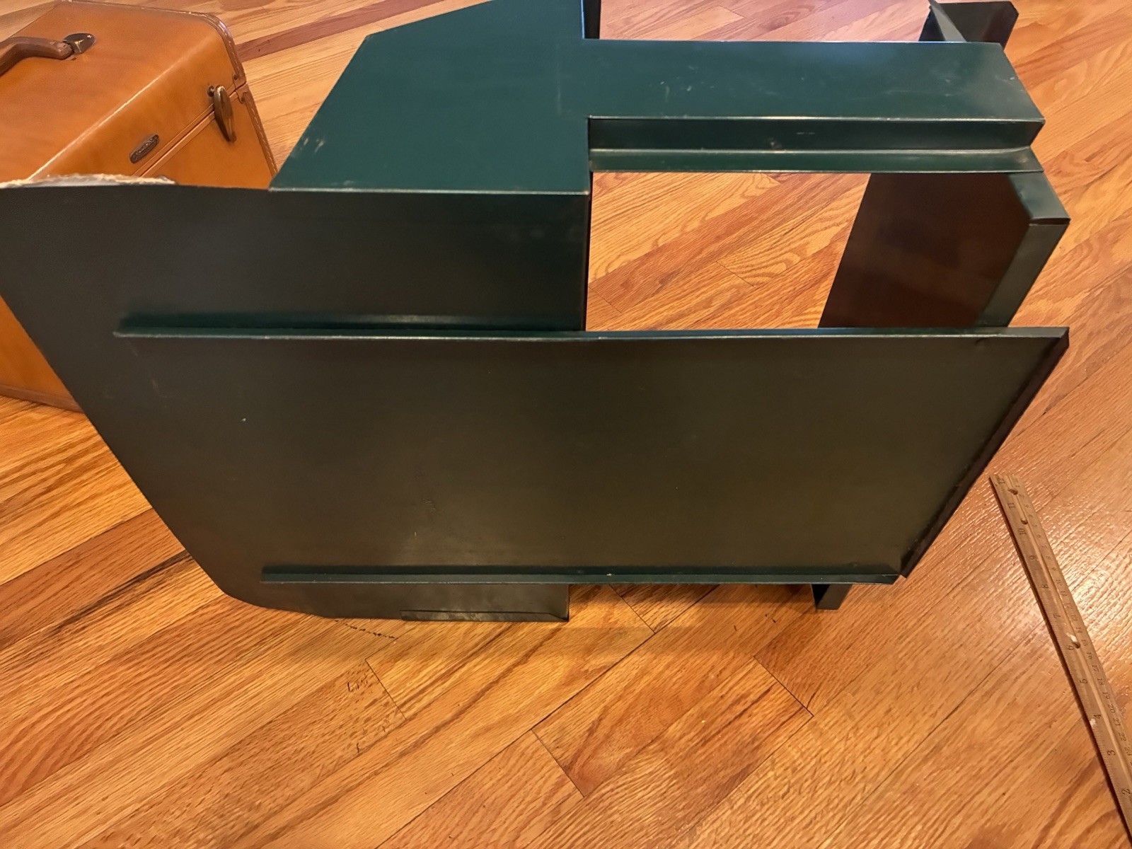 VINTAGE Esquire Brushless Shoe Polish Arthur Godfrey Store Counter Metal Display