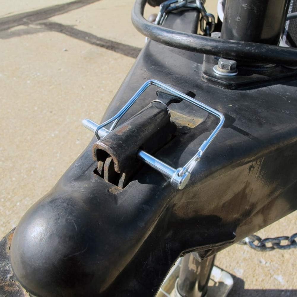 10 PCS Square Pto Pin Shaft Locking Pin 1/4 pin Hitch pin Wire Lock Pin Safet...