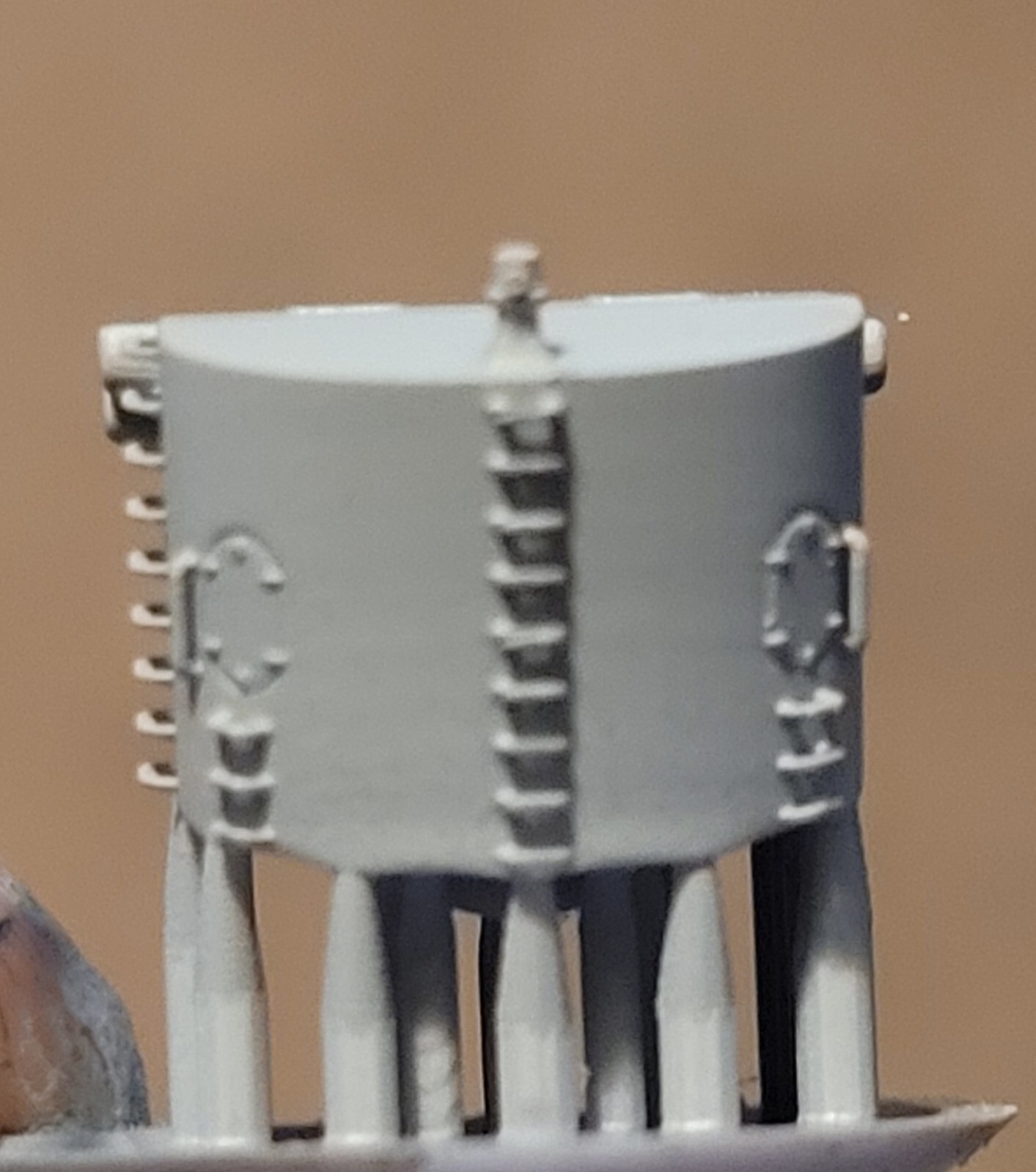 1/350 3D printed 5in Replacement Guns 8pc set for Very Fire Atlanta model kit