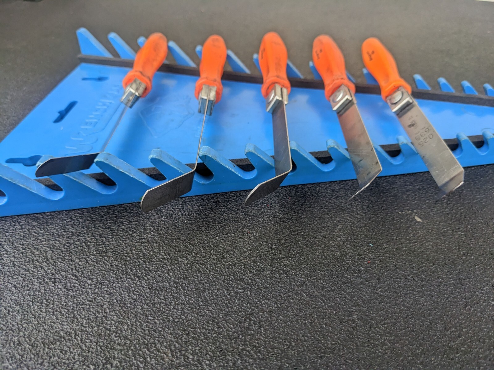 #bk608 Snap-On Tools Orange E-Z Grip Feeler Gauges from FB333O Set