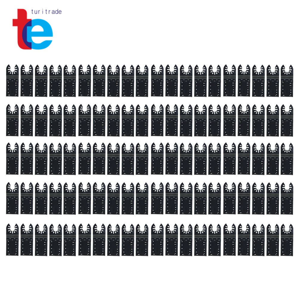 100 Pcs Oscillating Tool Blades,Professional Universal Oscillating Saw Blades