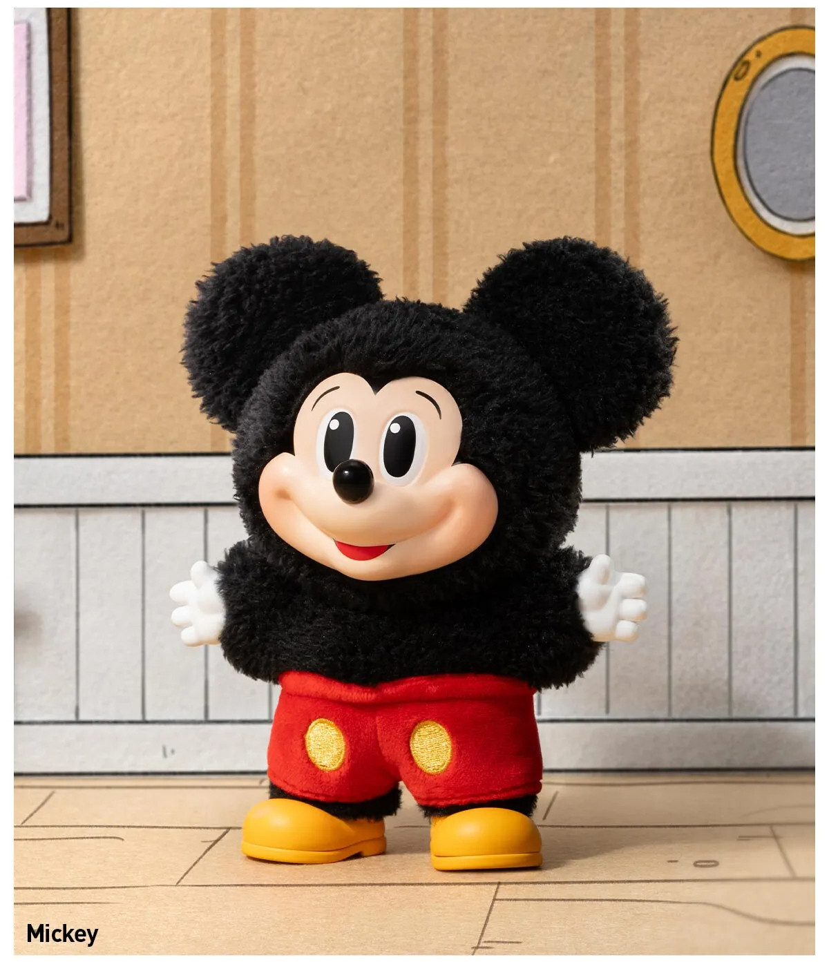 POP MART Mickey Family Cute Together Keychain Series Confirmed Figure Plush Doll