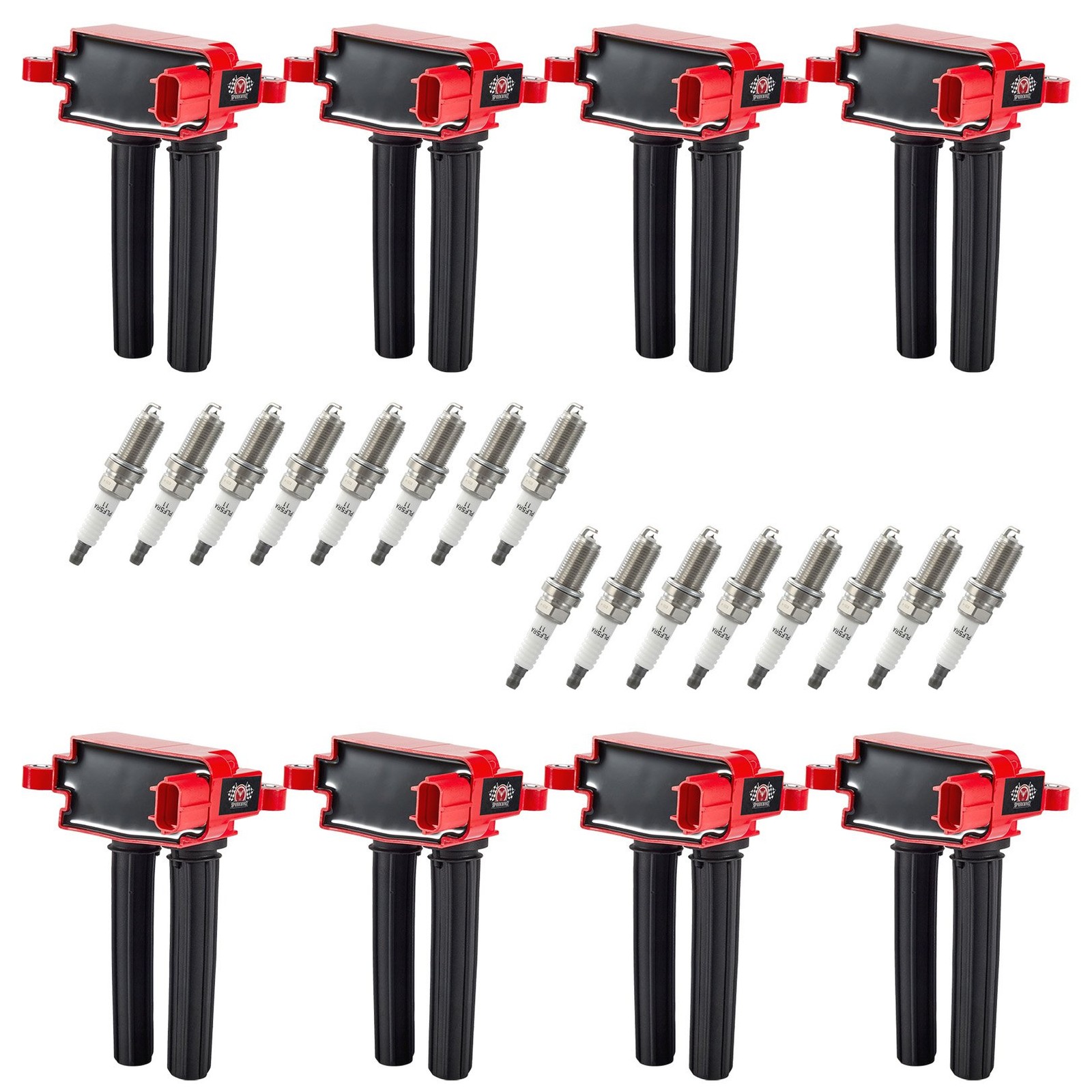 8 Energy Ignition Coil & 16 Iridium Spark Plug for Ram 1500 Dodge Charger 5.7L