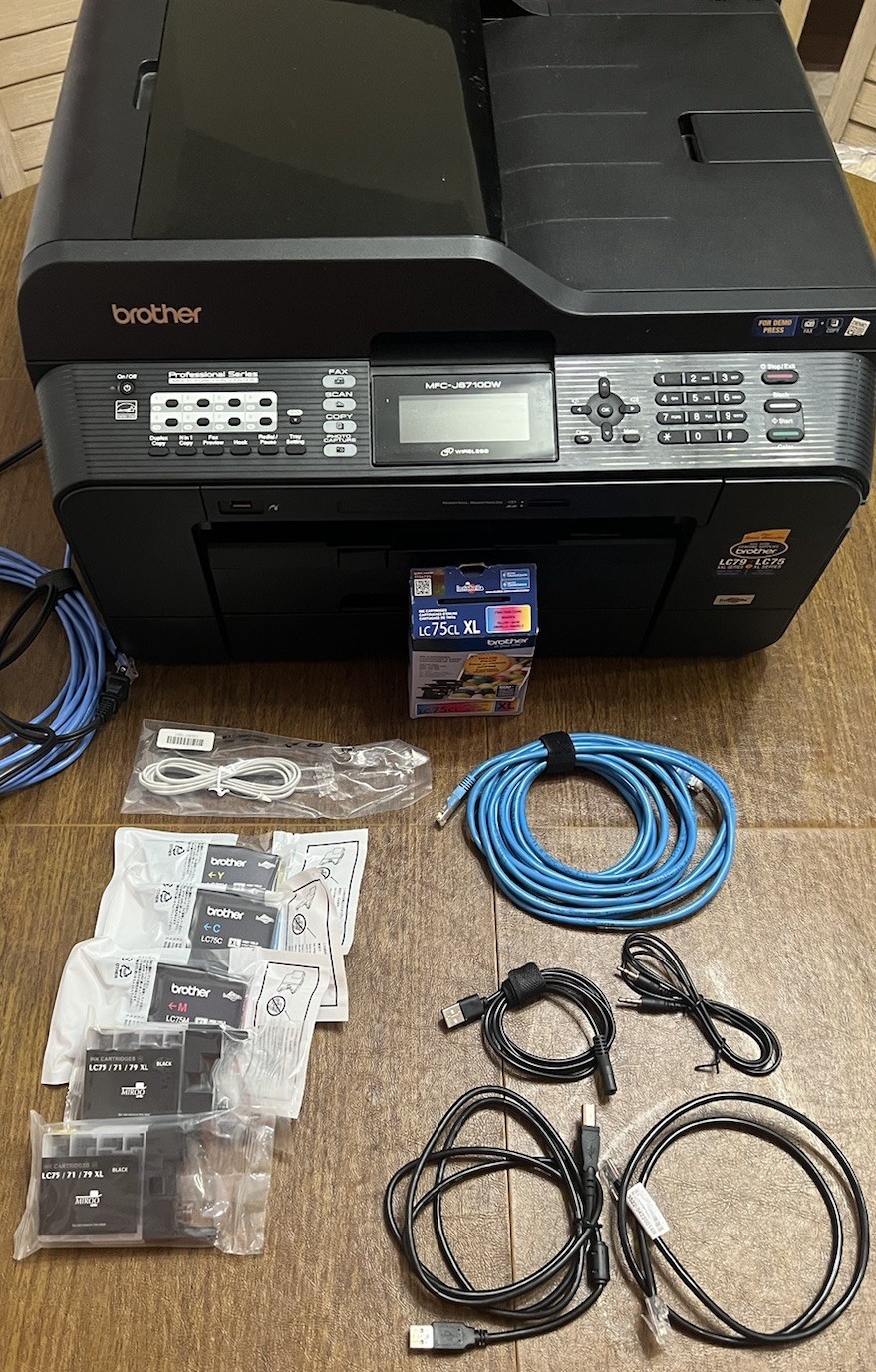 Brother MFC-J6710DW Professional Inkjet All-In-One Printer, Working, Great Price