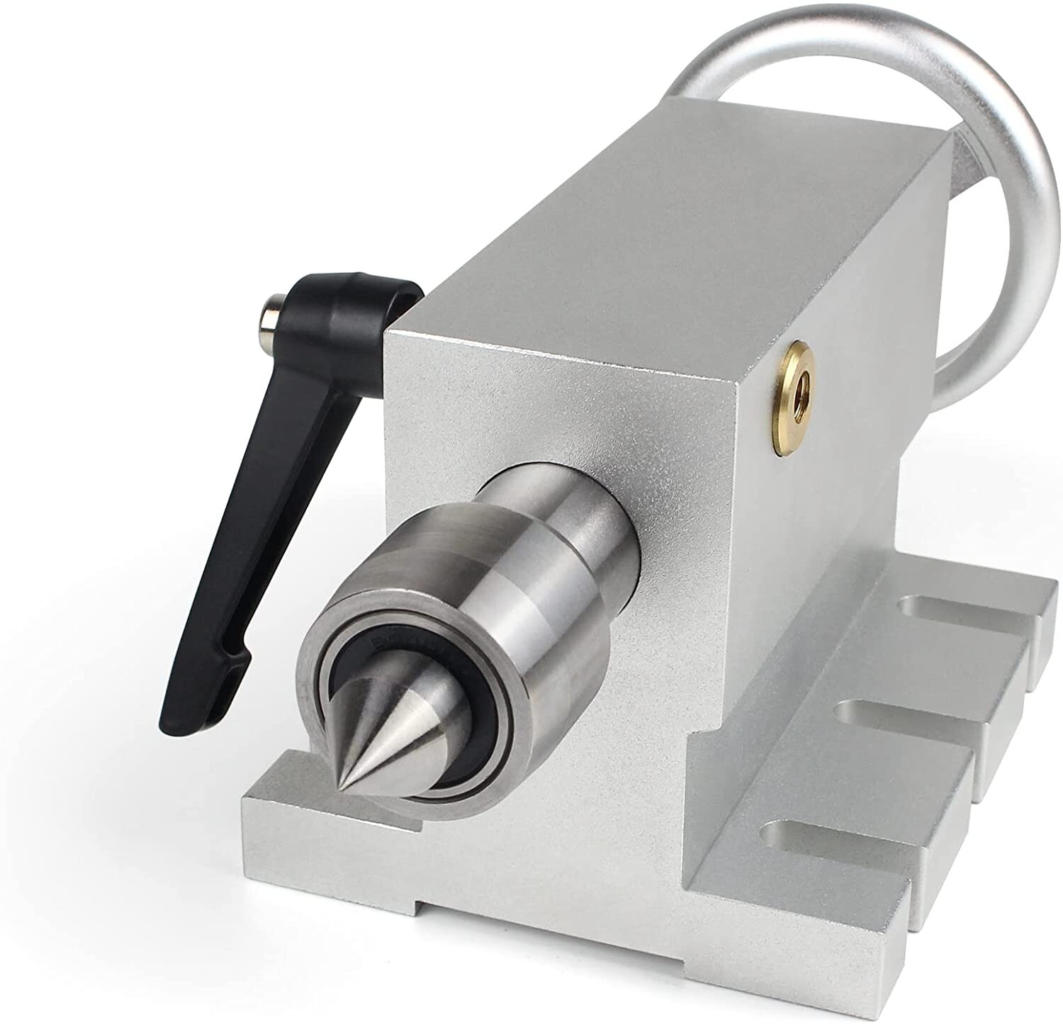 USA｜ Rotary Table A 4th Axis 3 Jaw 80mm Chuck 6:1+Tailstock for Woodworking/CNC