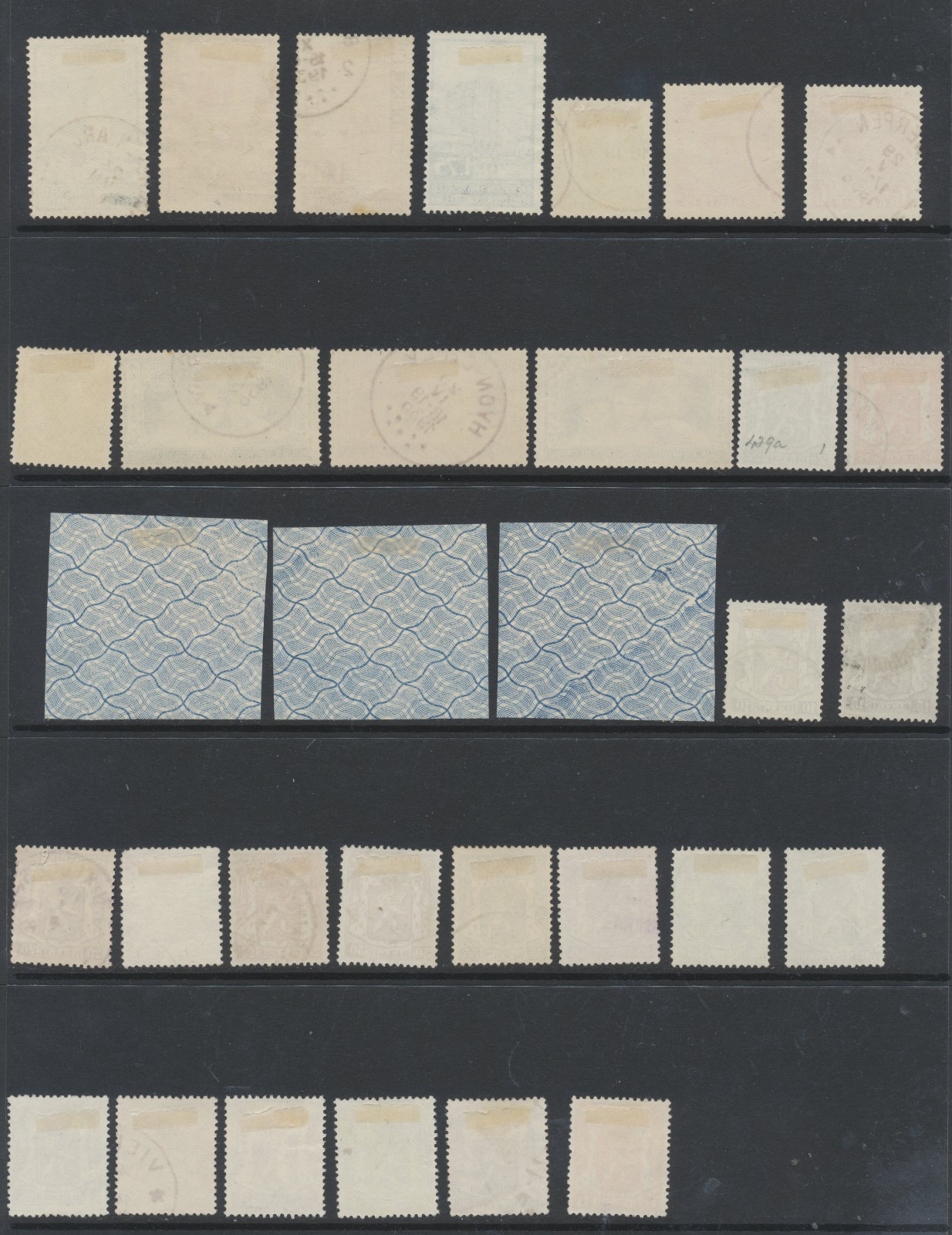 Belgium Stamps 1934-1935 SG659/64;668/9;680/5;727/44 used CV £65.1