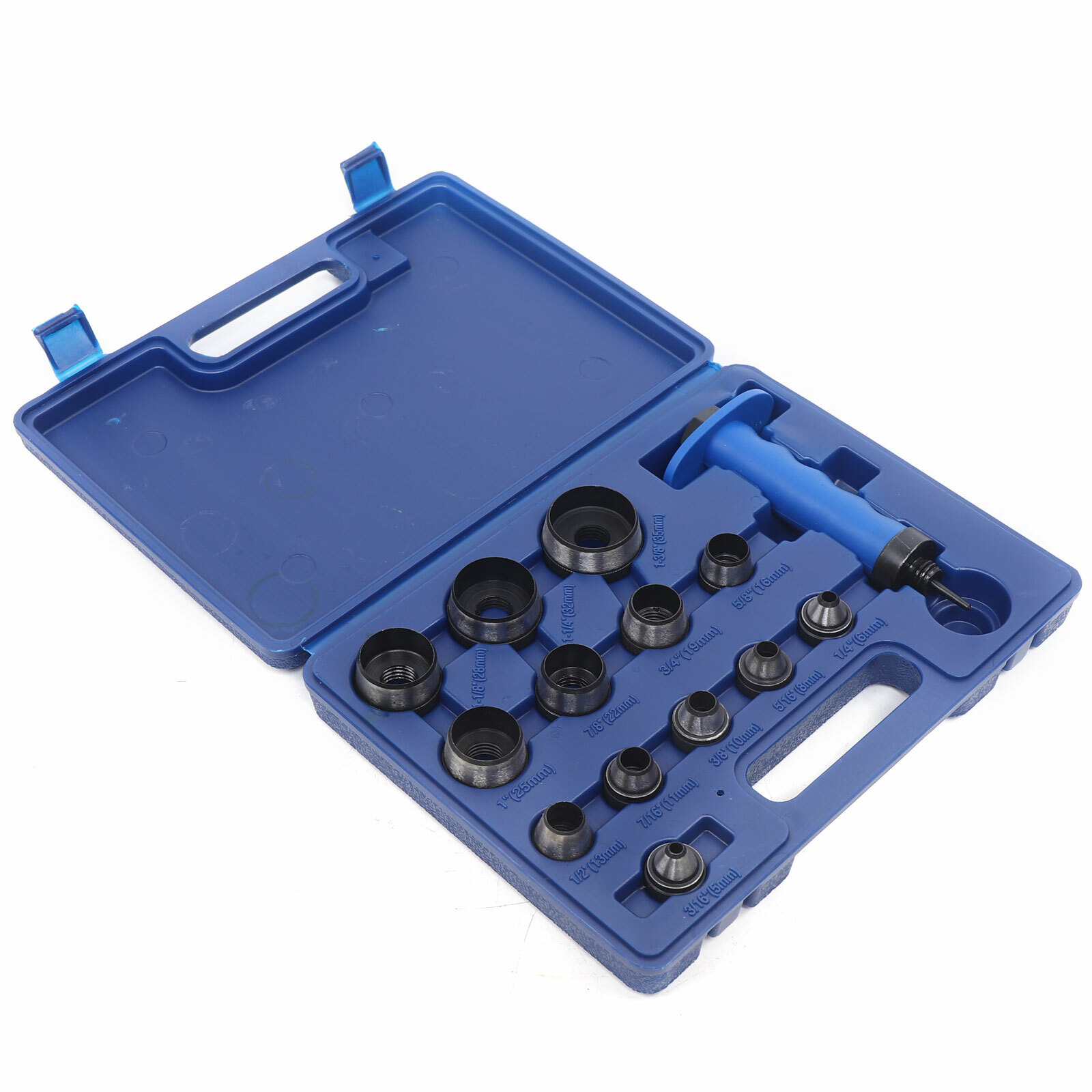 Hollow Punch Hole Punch Set Gasket Punch Set 3/16” to 1-3/8” Inch (5-35mm)