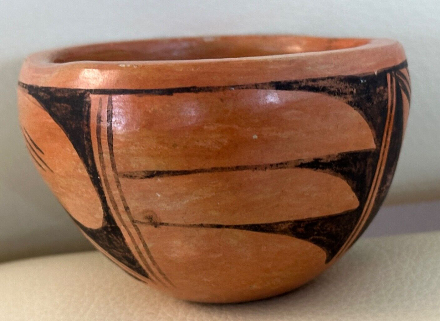 HOPI Antique Native American Pottery Bowl 3.5" x 2.5”