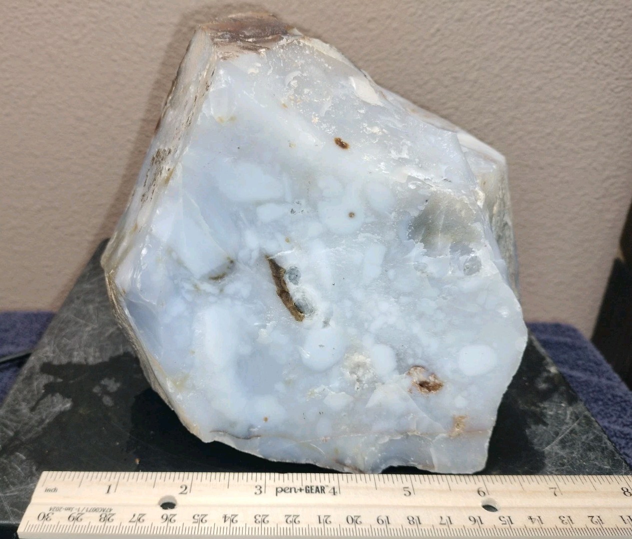 11.7LB UV Polka Dot Agate Rough From Ashwood, OR USA Cabochon/Slab Stock #25