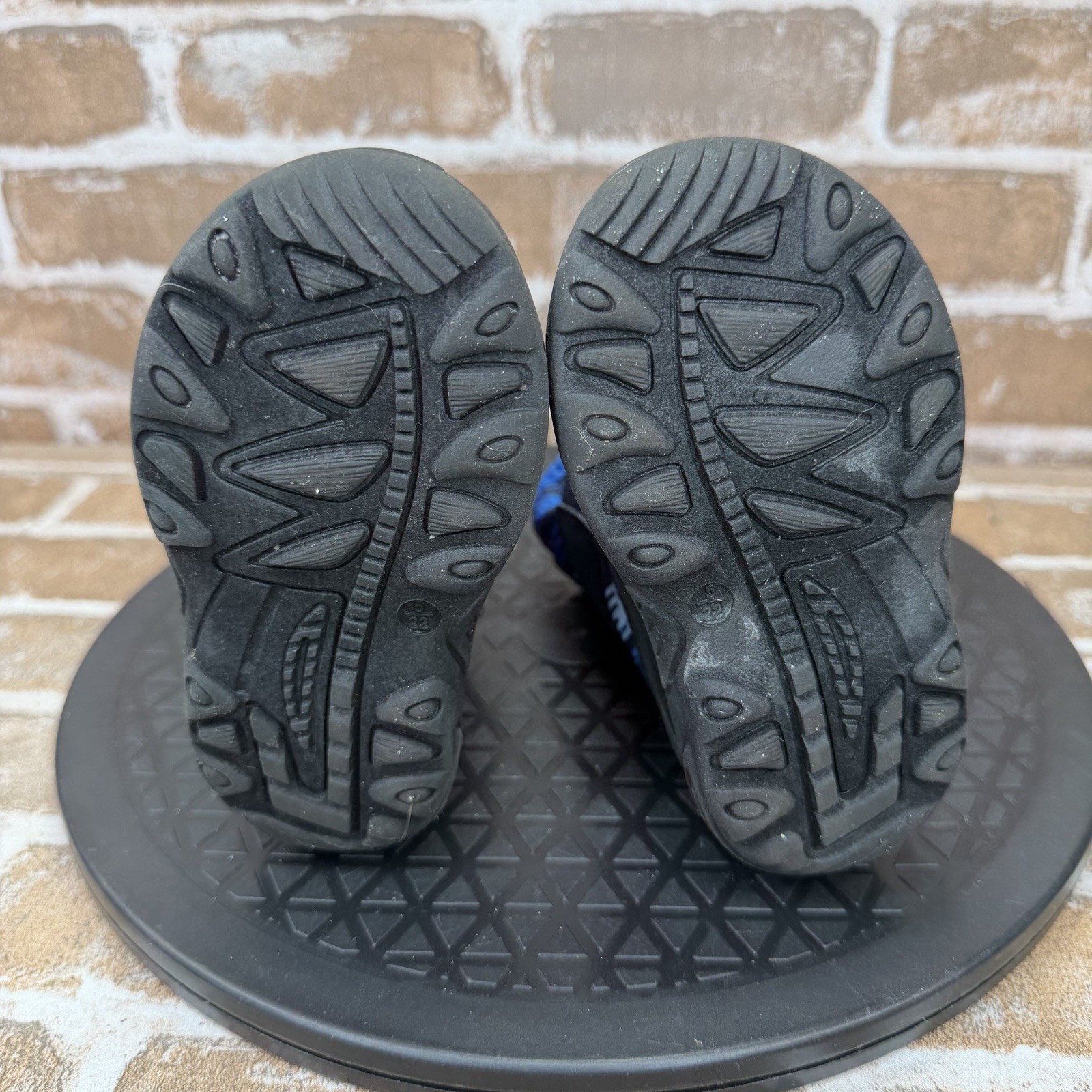 Kamik Snowybug 2 Winter Fleece Lined Snow Boots Blue Navy Toddler Boys Size 5