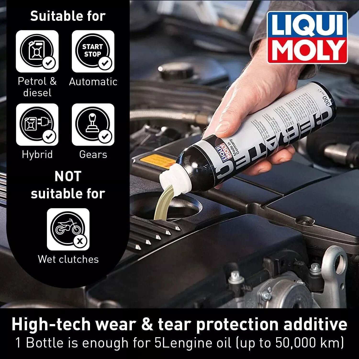 Liqui Moly CERATEC Engine Oil Additive 300ml Can LM 20002 3721