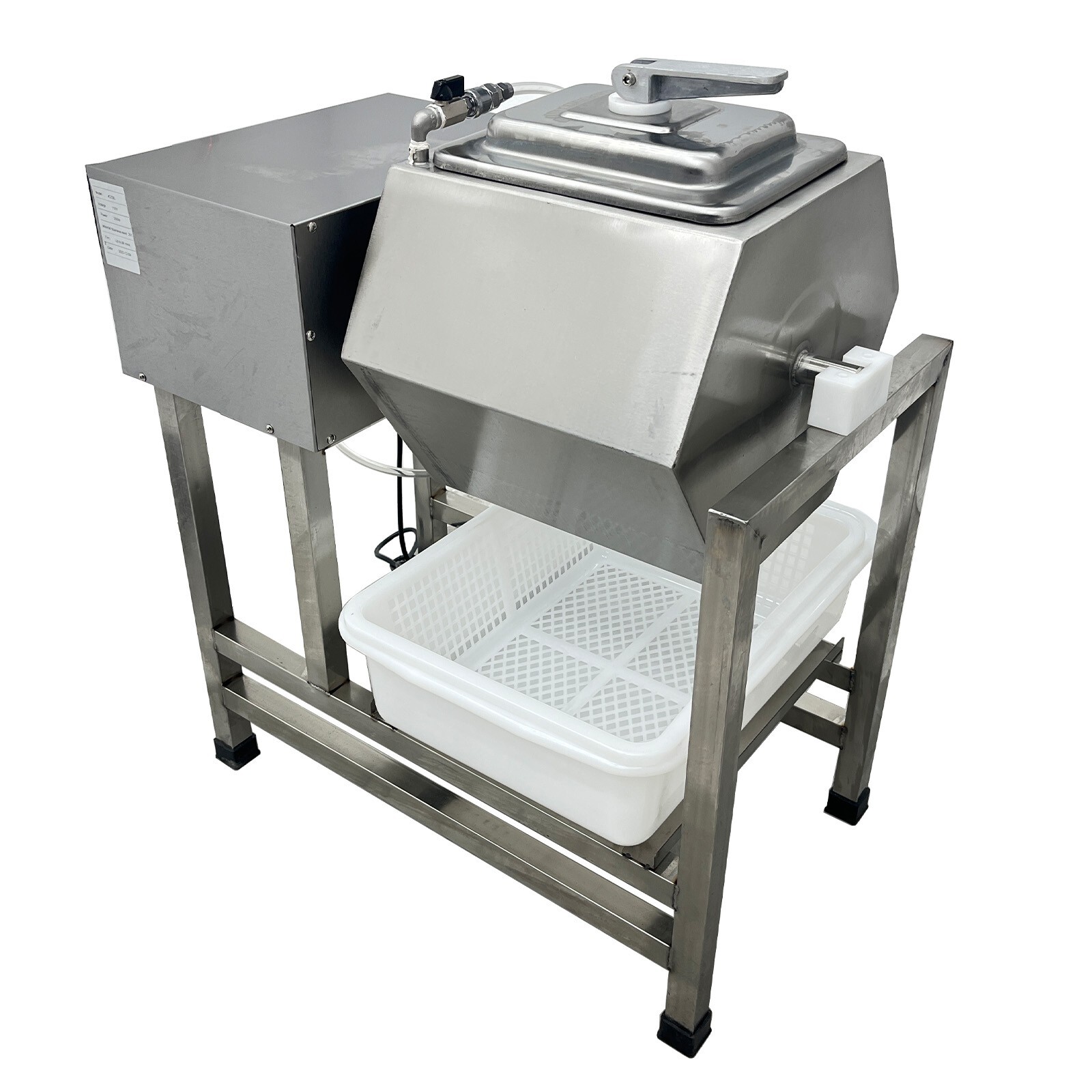 32L Vacuum Pump Meat Seafood Tumbler Marinator Mixer Curing Roll KneadingMachine