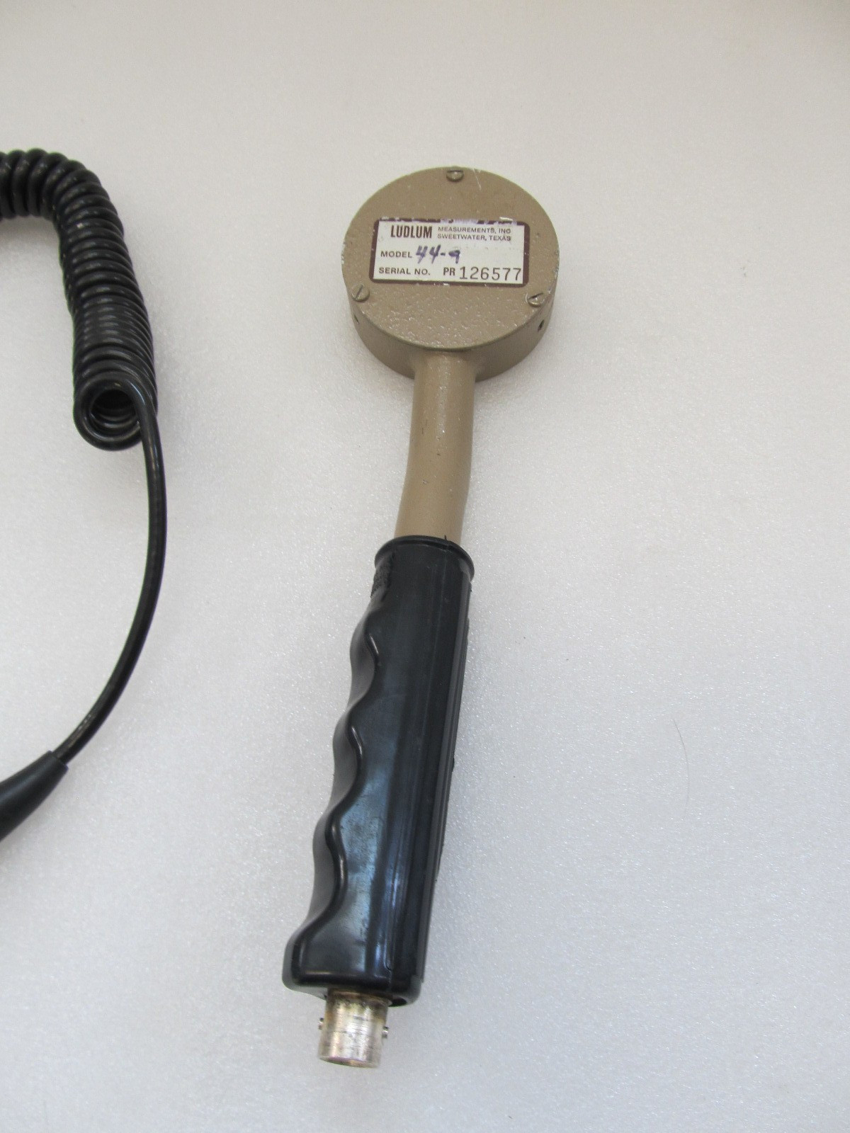 Ludlum 44-9 Alpha Beta Gamma Pancake Probe w/ C to C Cable