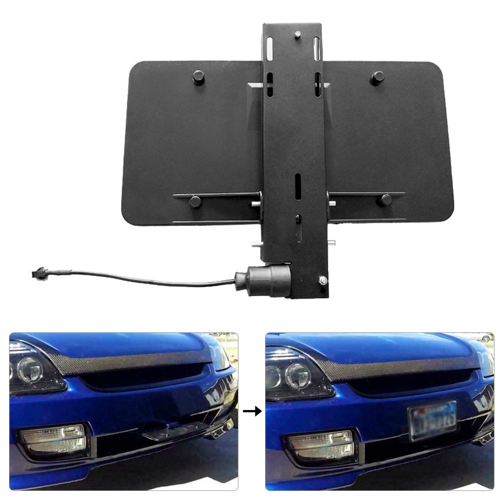 Universal US Standard Modified Bumper License Plate Frame Mount Bracket Holder