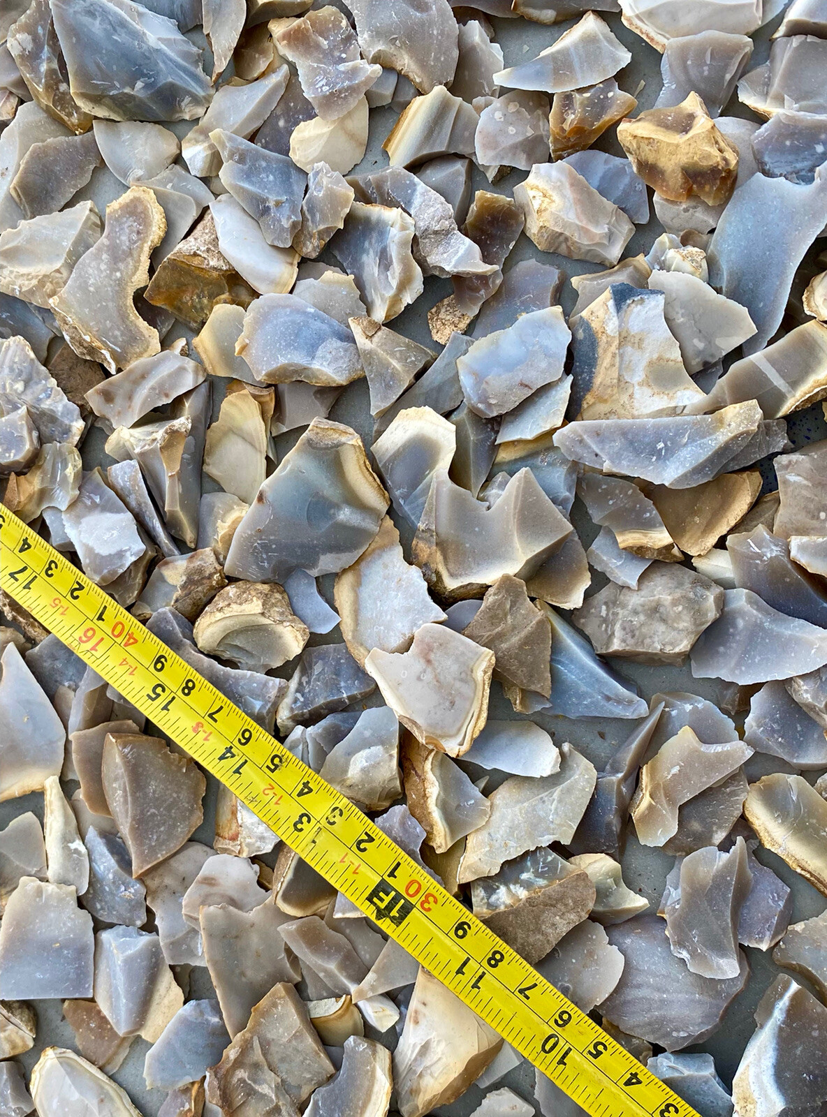 5+ Lbs of Pretty TX Chert/Flint Small Flakes/Pieces ~ Tumble-Lapidary-Decorative