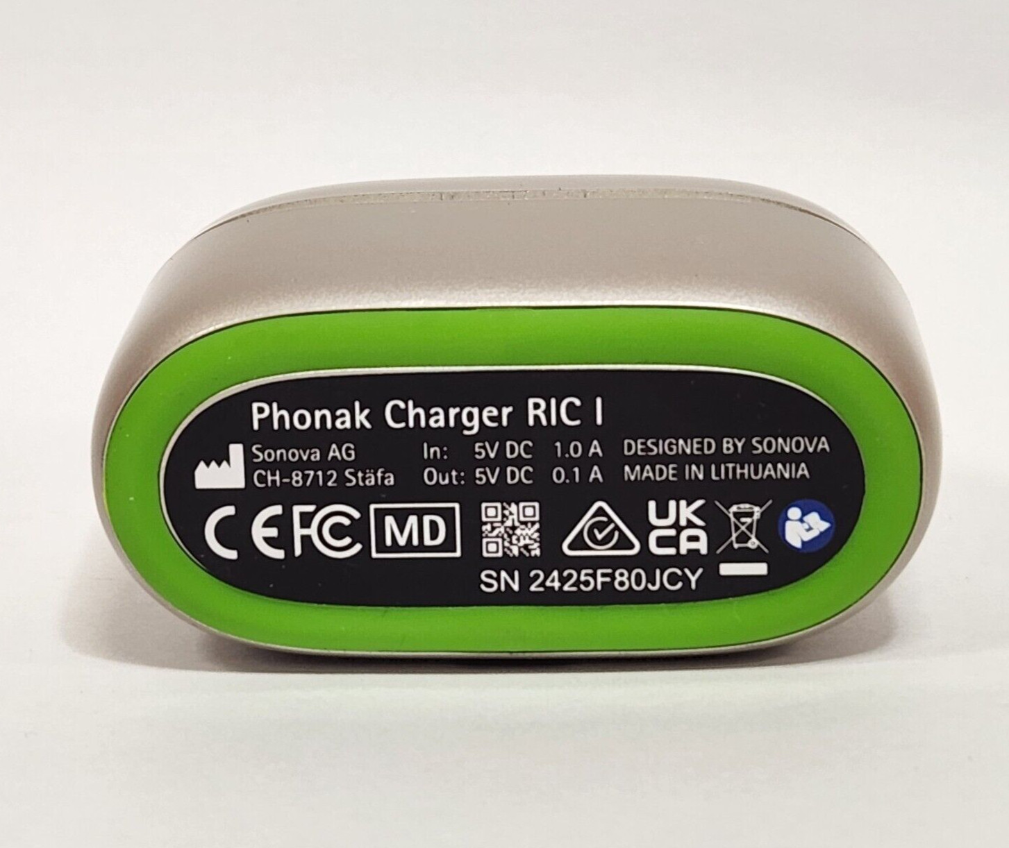 Phonak Charger RIC I For Audeo I-R hearing aids W/Type C-Charger, Great Deal !!