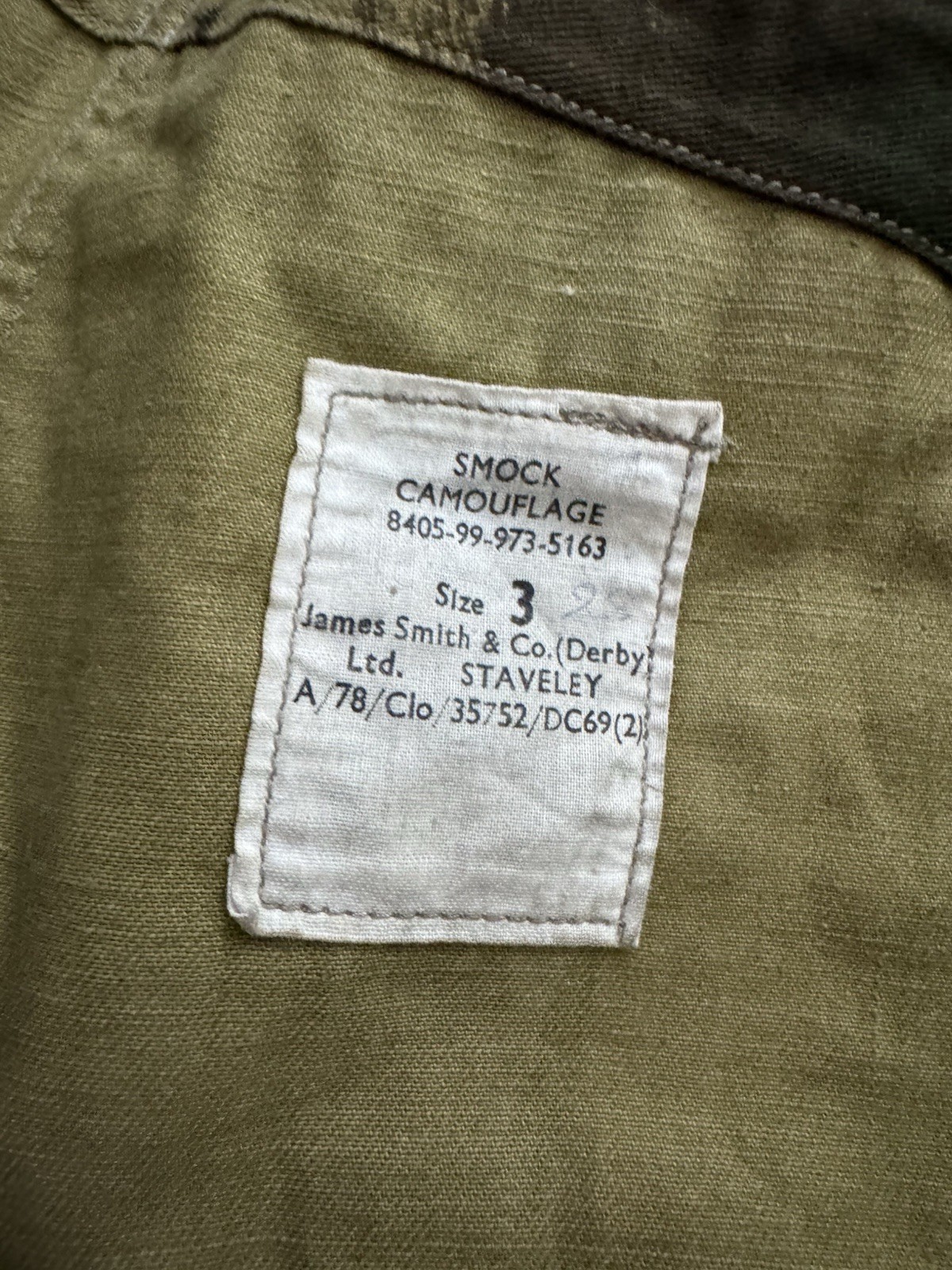 Genuine 1959 Pattern Denison Smock Major Rank & Wings Airborne Parachute